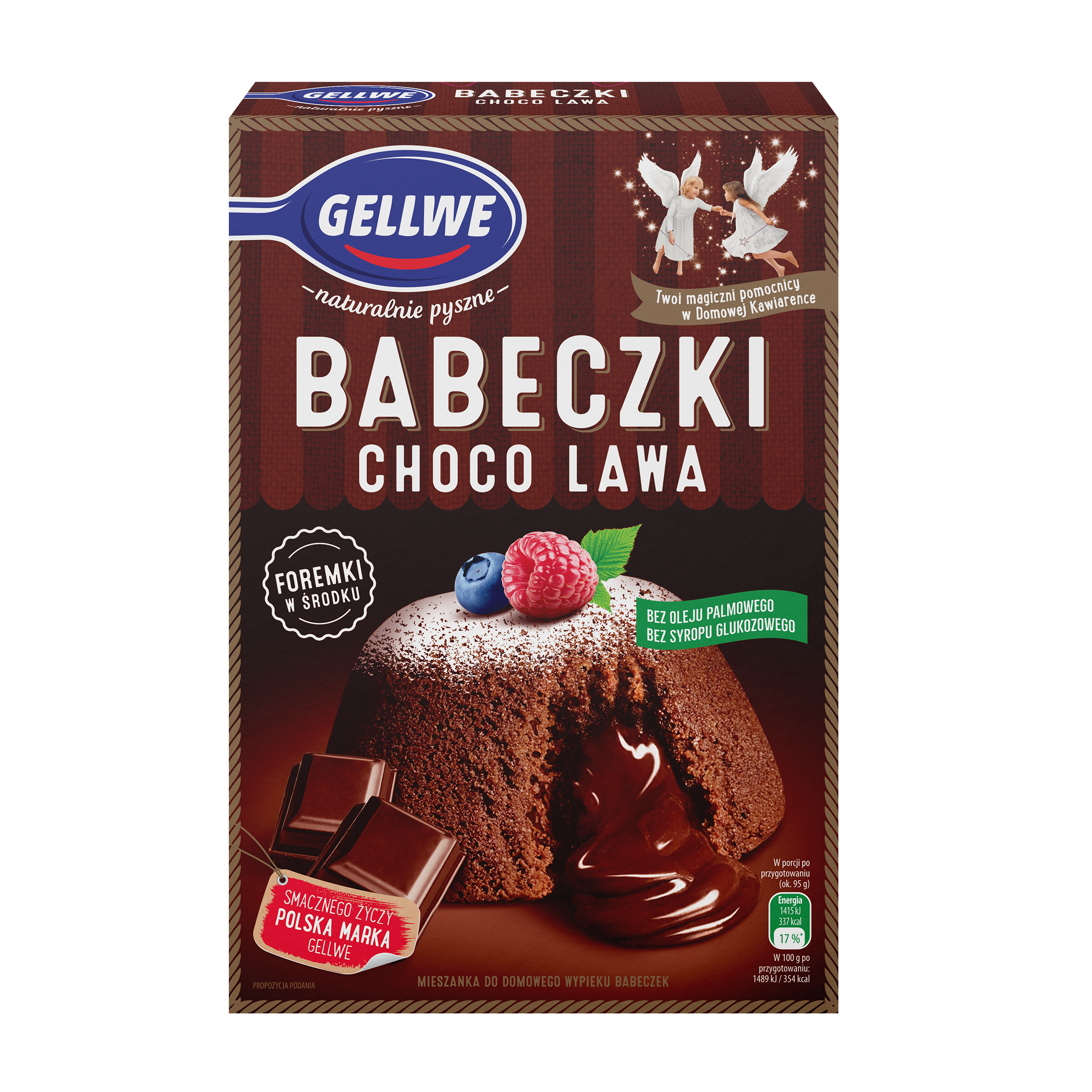 Babeczki Gellwe Choco Lawa 225 G