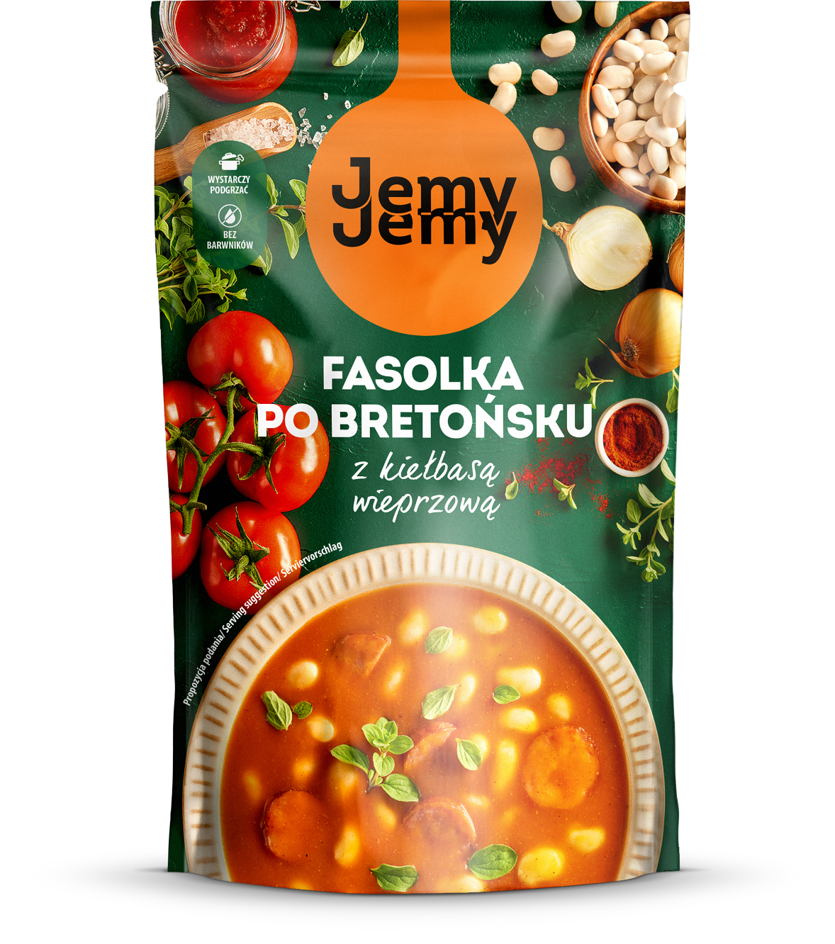 Jemyjemy Fasolka Po Bretońsku Z Kiełbasą Wieprzową 400G
