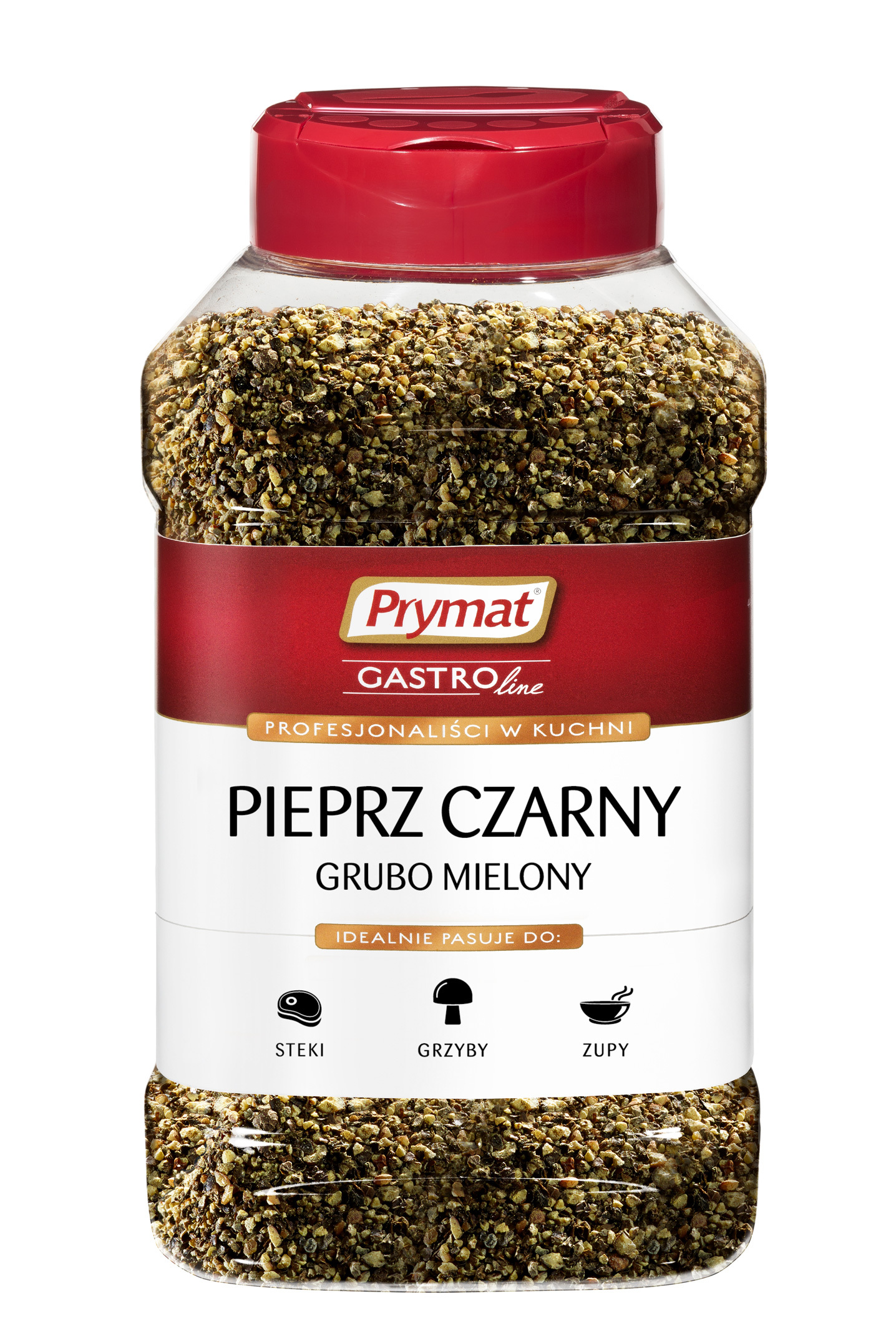 Pieprz Czarny Grubo Mielony 320G Prymat Gastroline