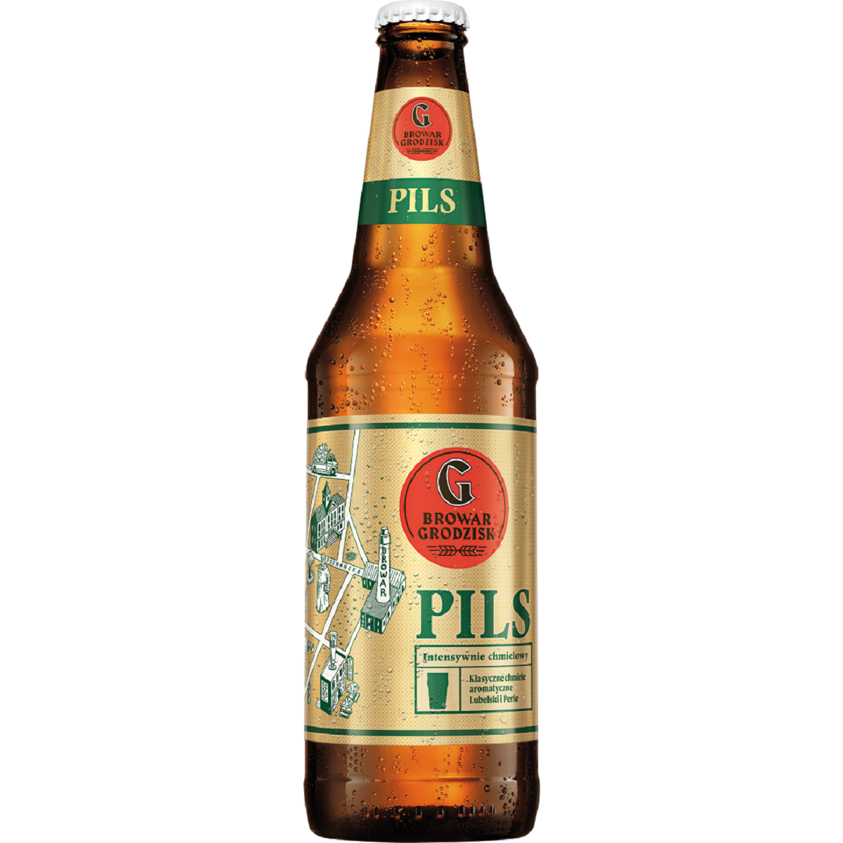 Grodziski Pils 500 Ml Butelka Zwrotna