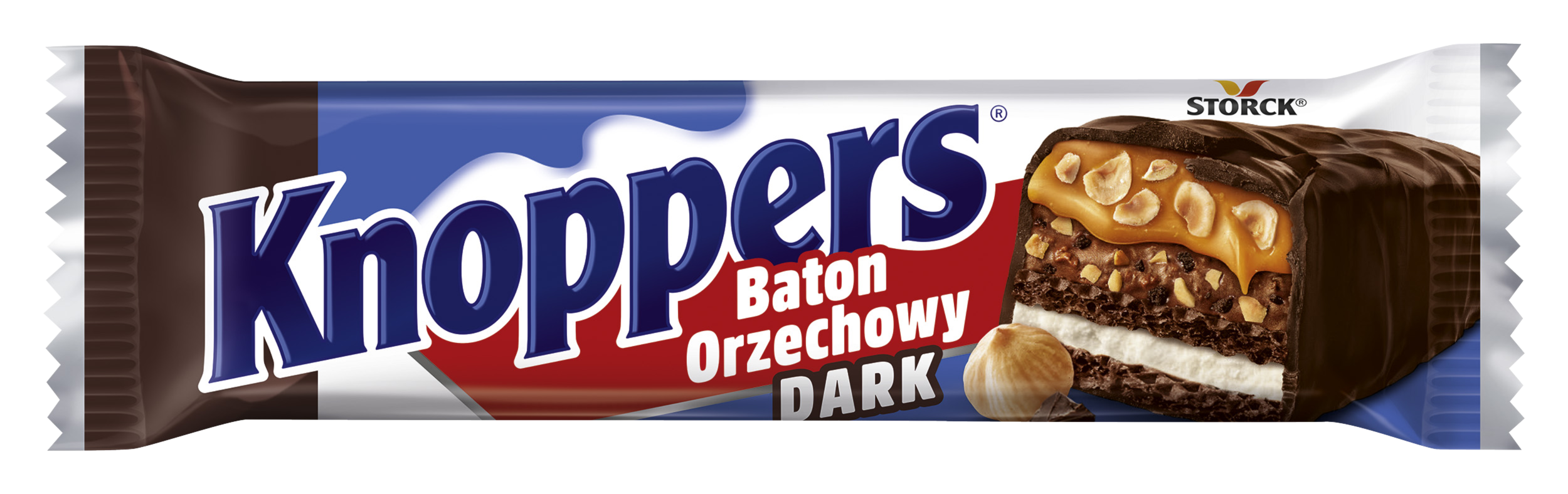 Knoppers Baton Orzechowy Dark 40G