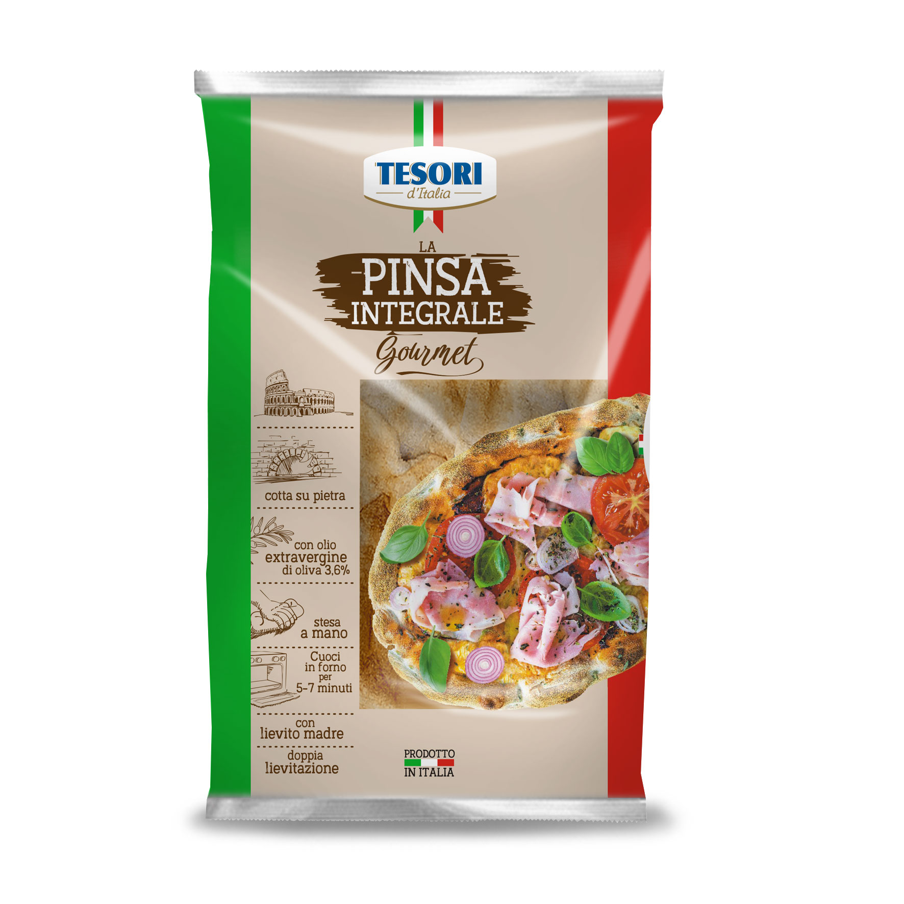 Pinsa Integrale Gourmet Tesori D'Italia 230 G