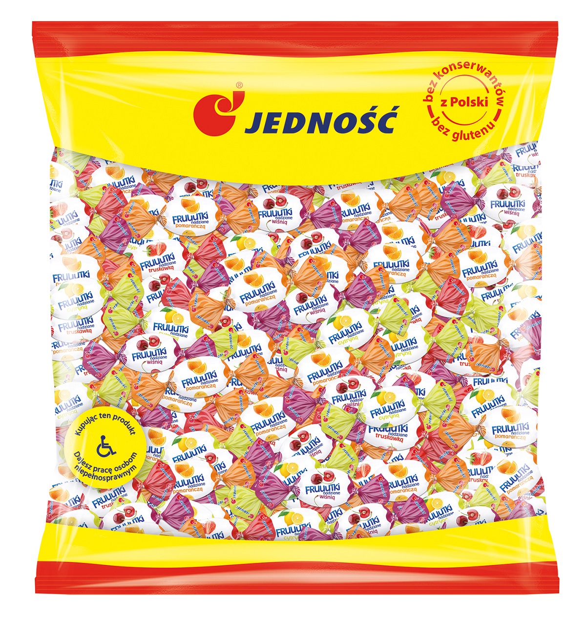 Jedność Karmelki Fruuutki 1Kg