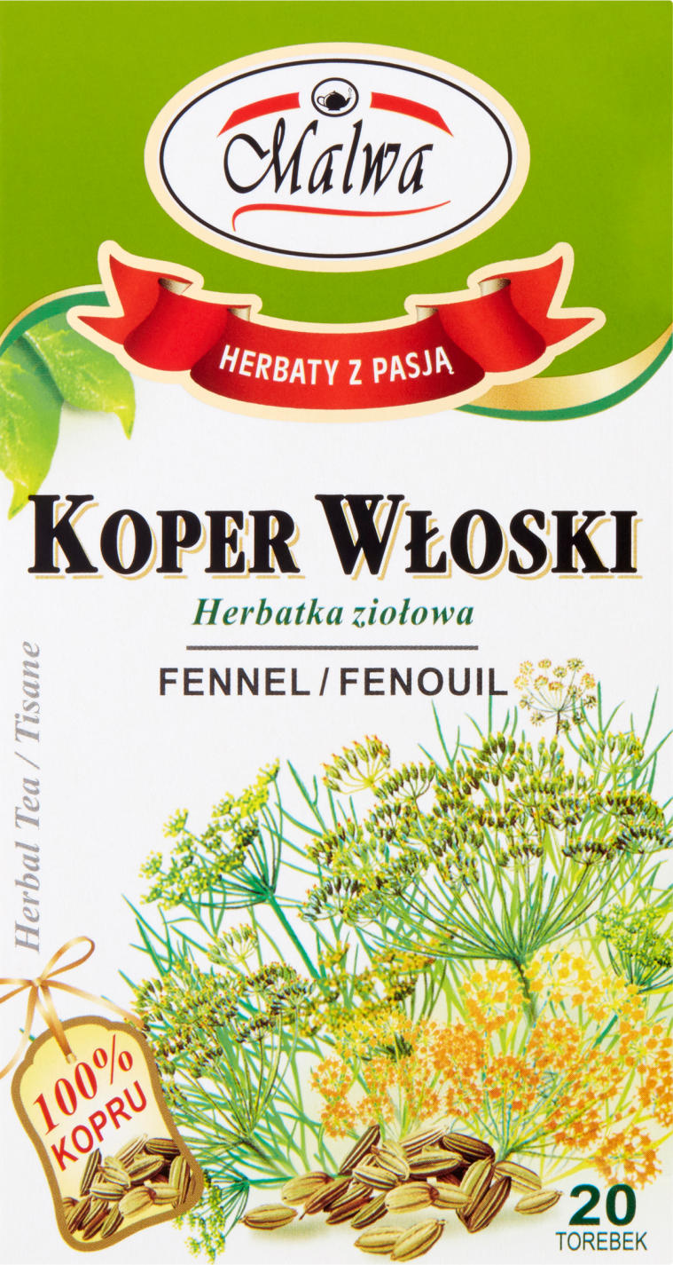 Malwa Koper Włoski Herbatka Ziołowa 20 Torebek 30 G (20X1,5 G)