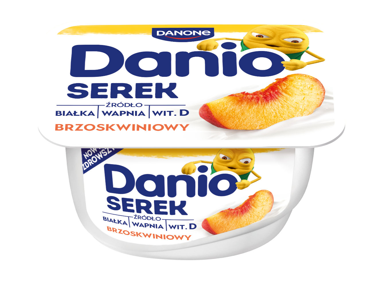 Danio Serek Homogenizowany Brzoskwiniowy 130 G
