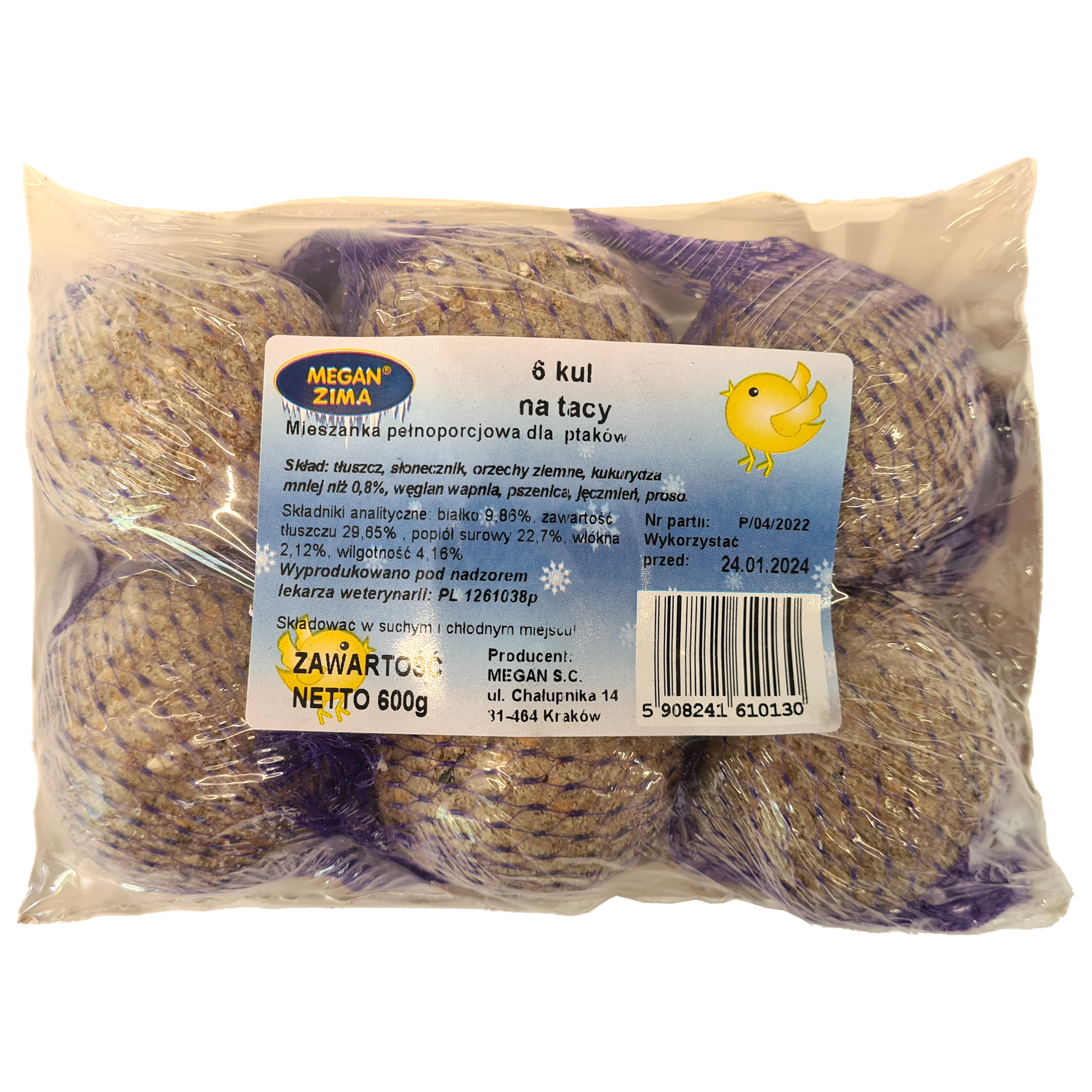 Megan Zima Zestaw 6 Kul Na Tacy 600 G