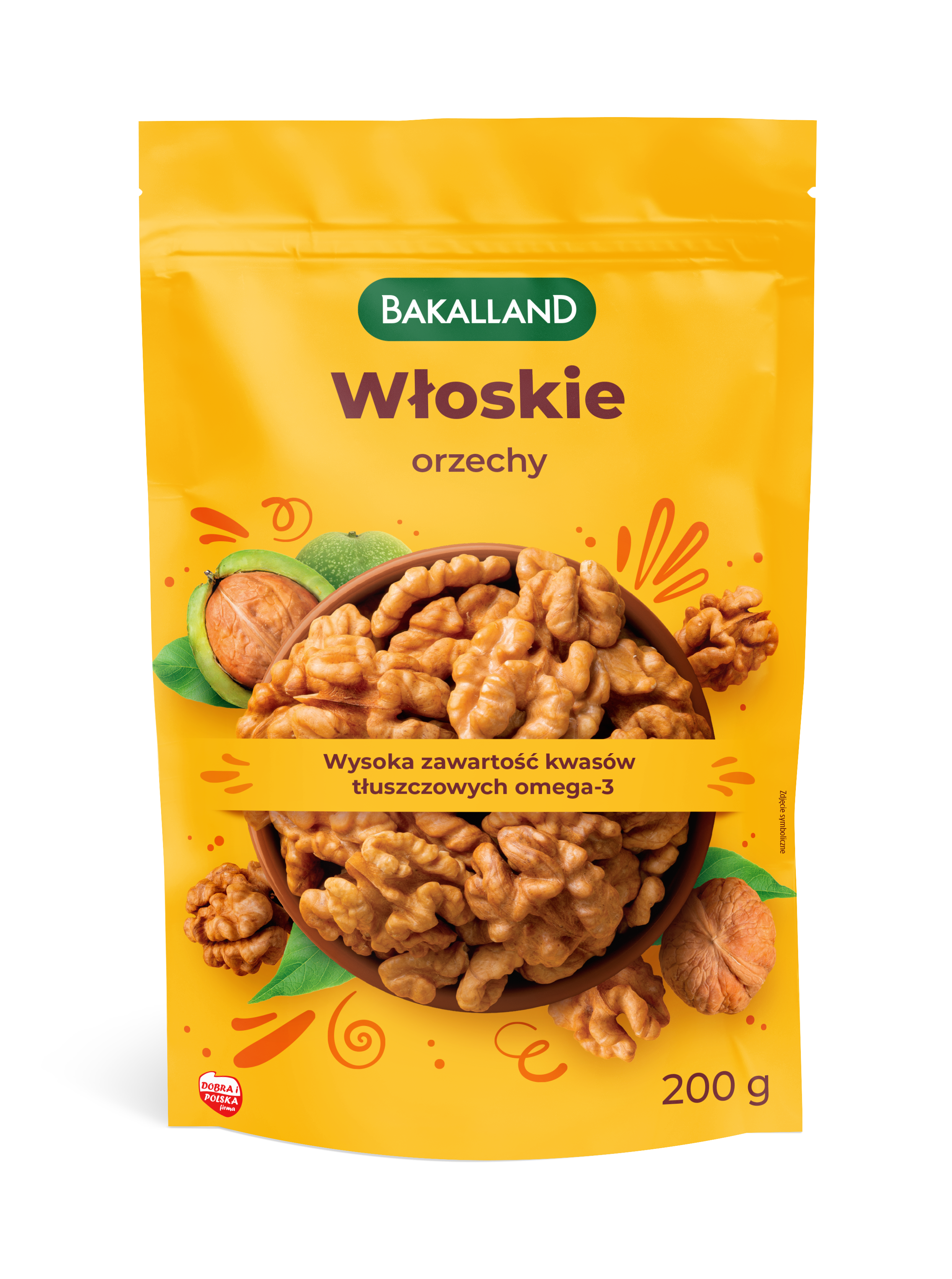 Orzechy Włoskie 200G Bakalland
