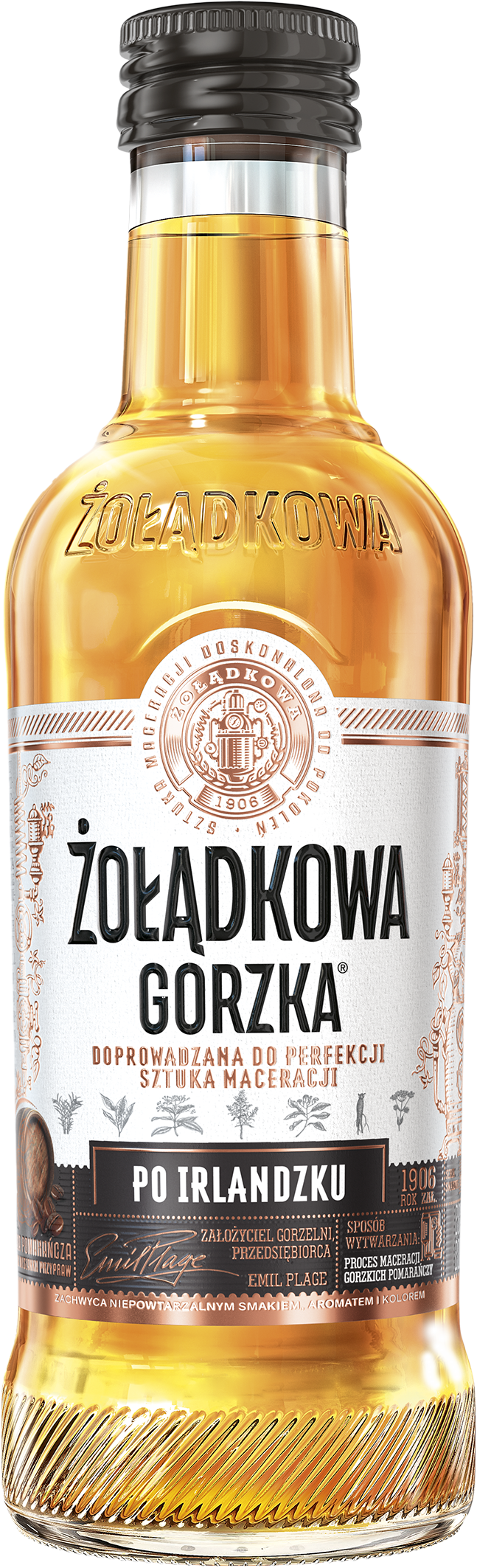 Żołądkowa Gorzka Po Irlandzku Whiskey & Kawa 28% 200Ml