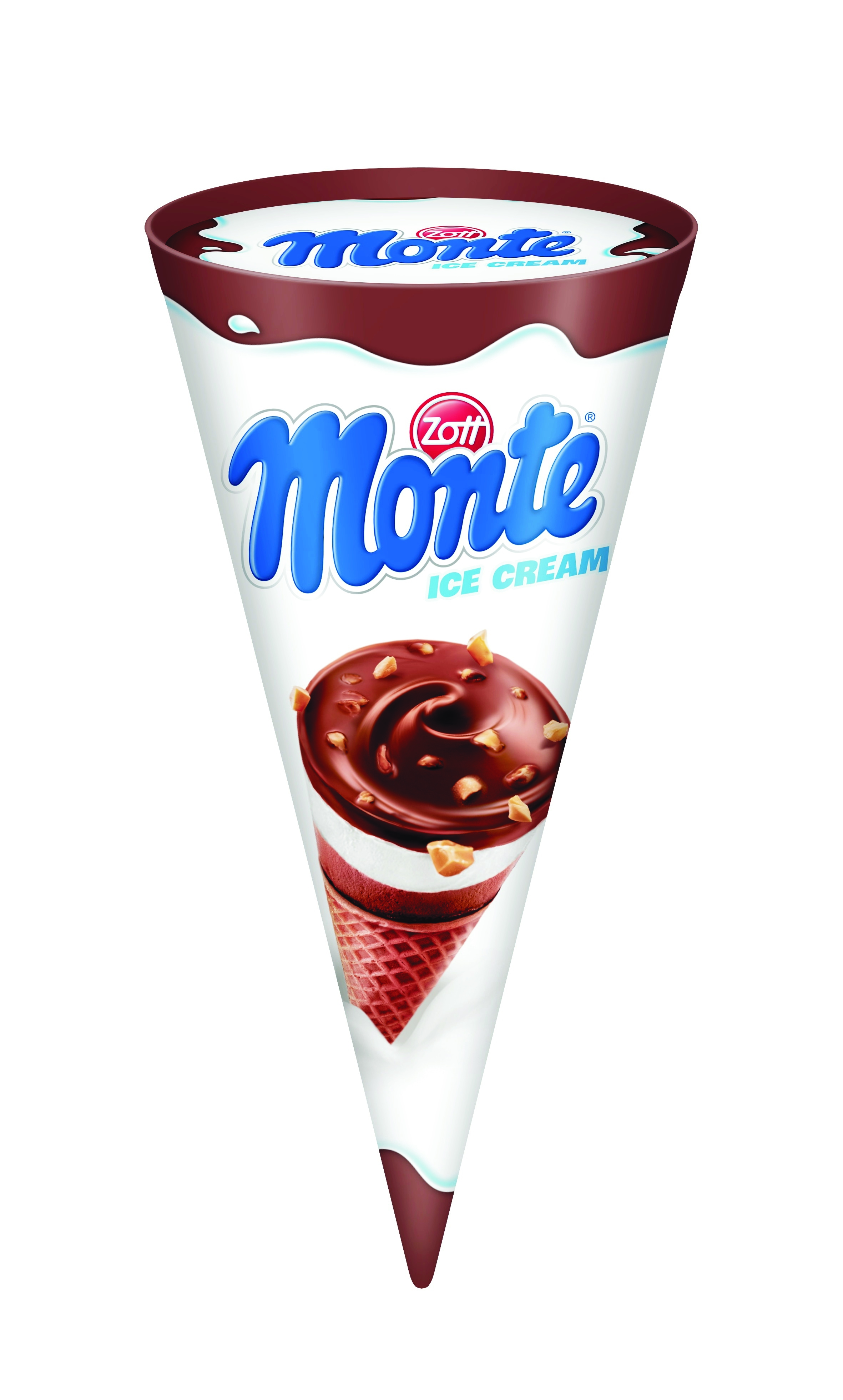 Zott Monte Ice Cream Lody Rożek 77 G (120 Ml)