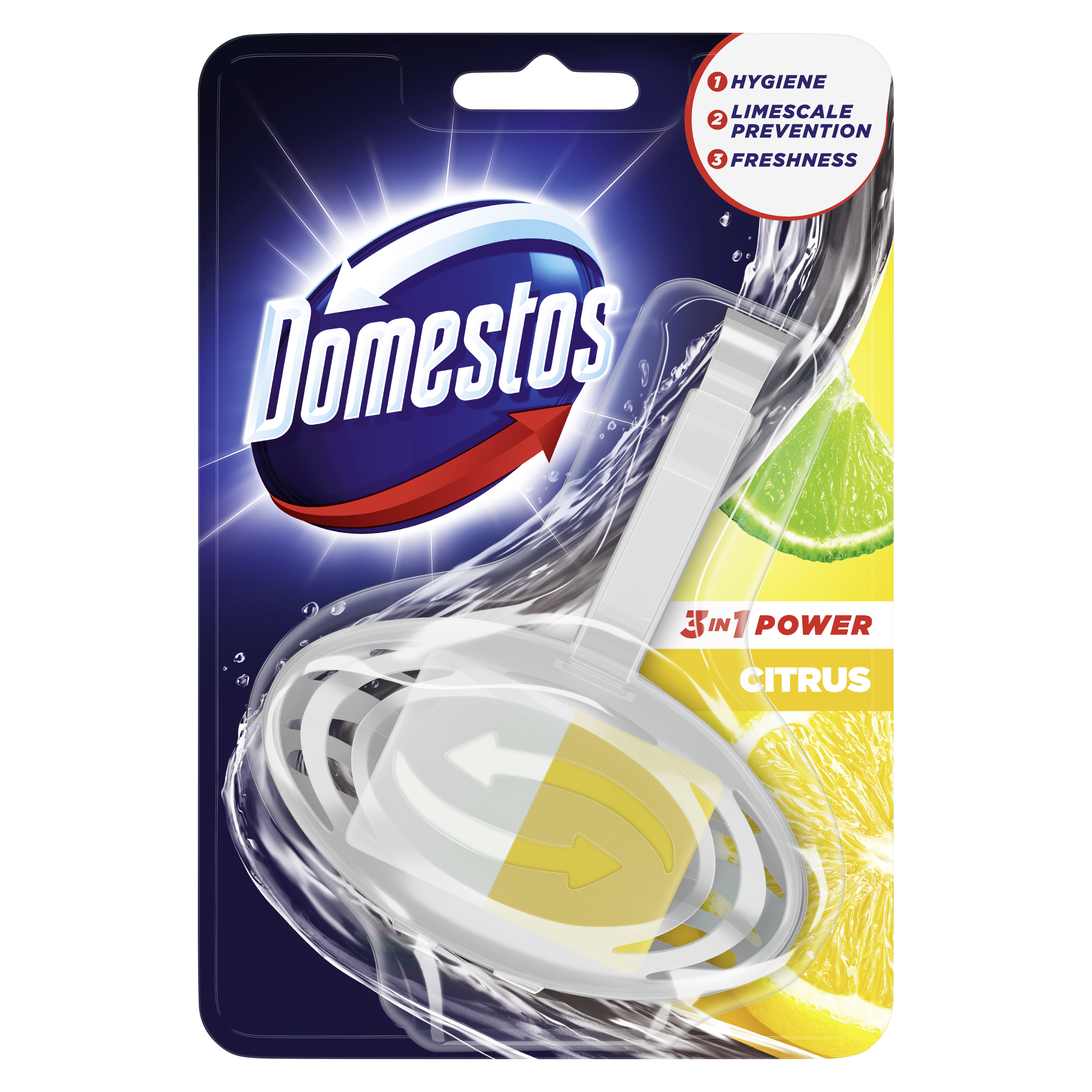 Domestos Kostka Toaletowa 3W1 Citrus