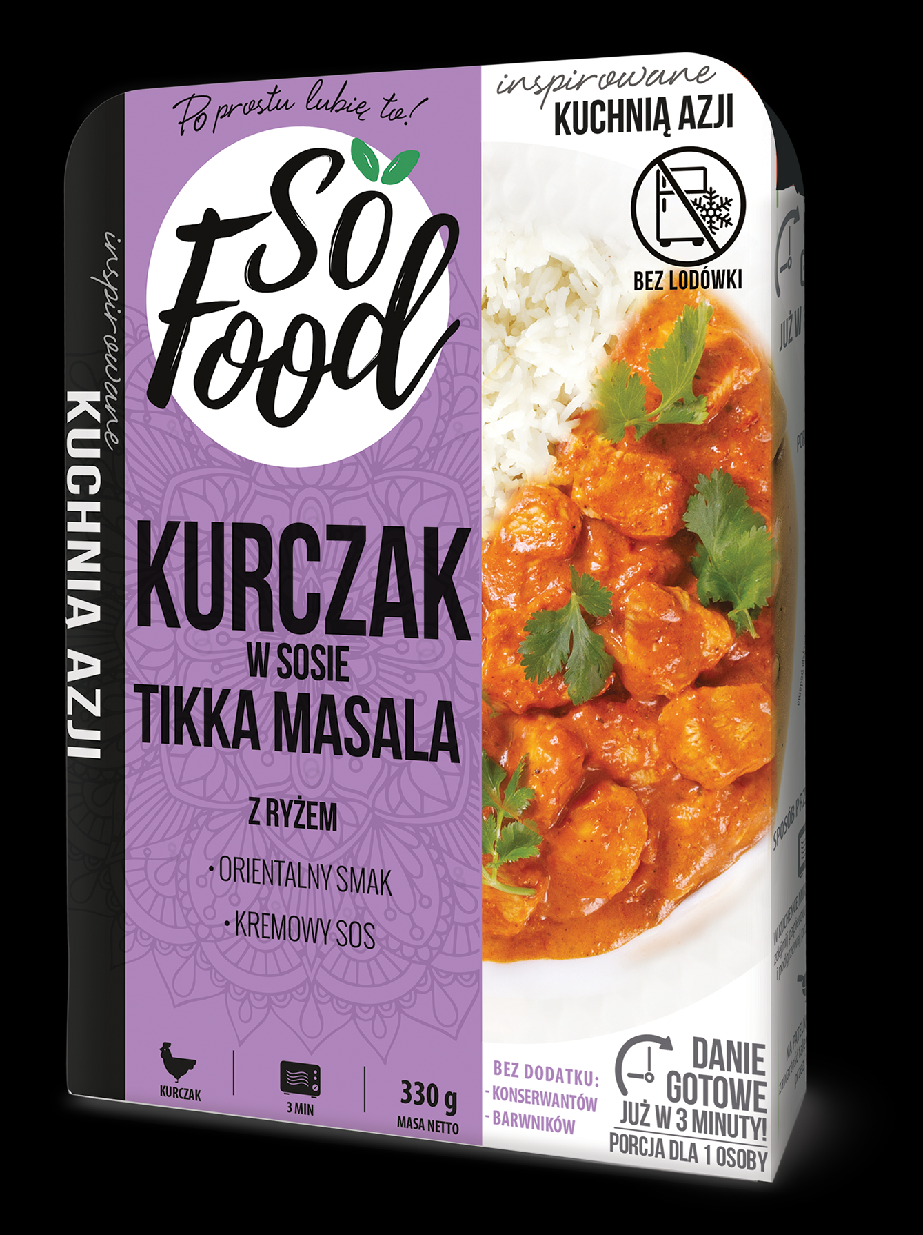 Sofood Kurczak W Sosie Tikka Masala Z Ryżem 330G