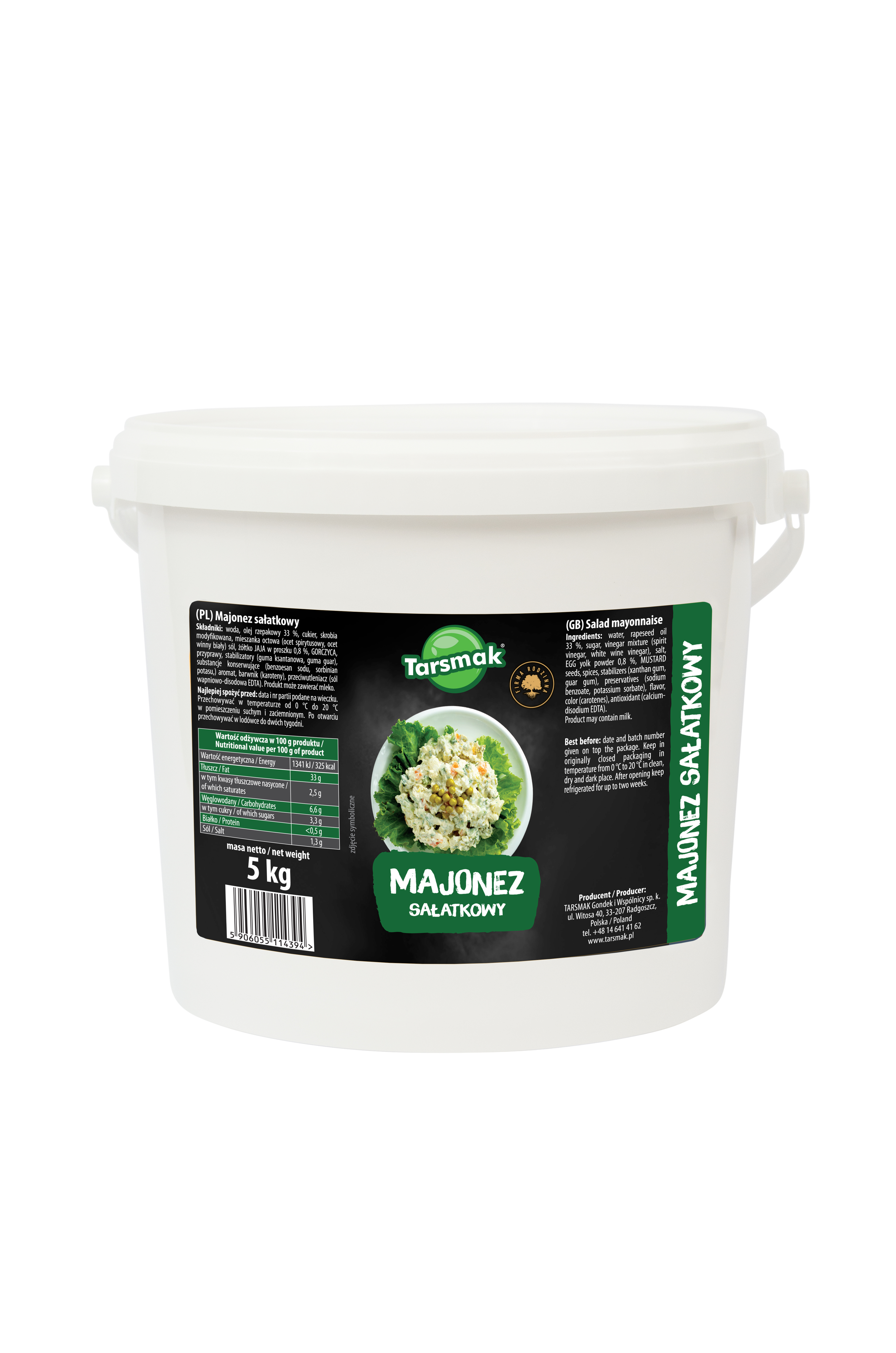 Majonez Sałatkowy 5Kg Tarsmak
