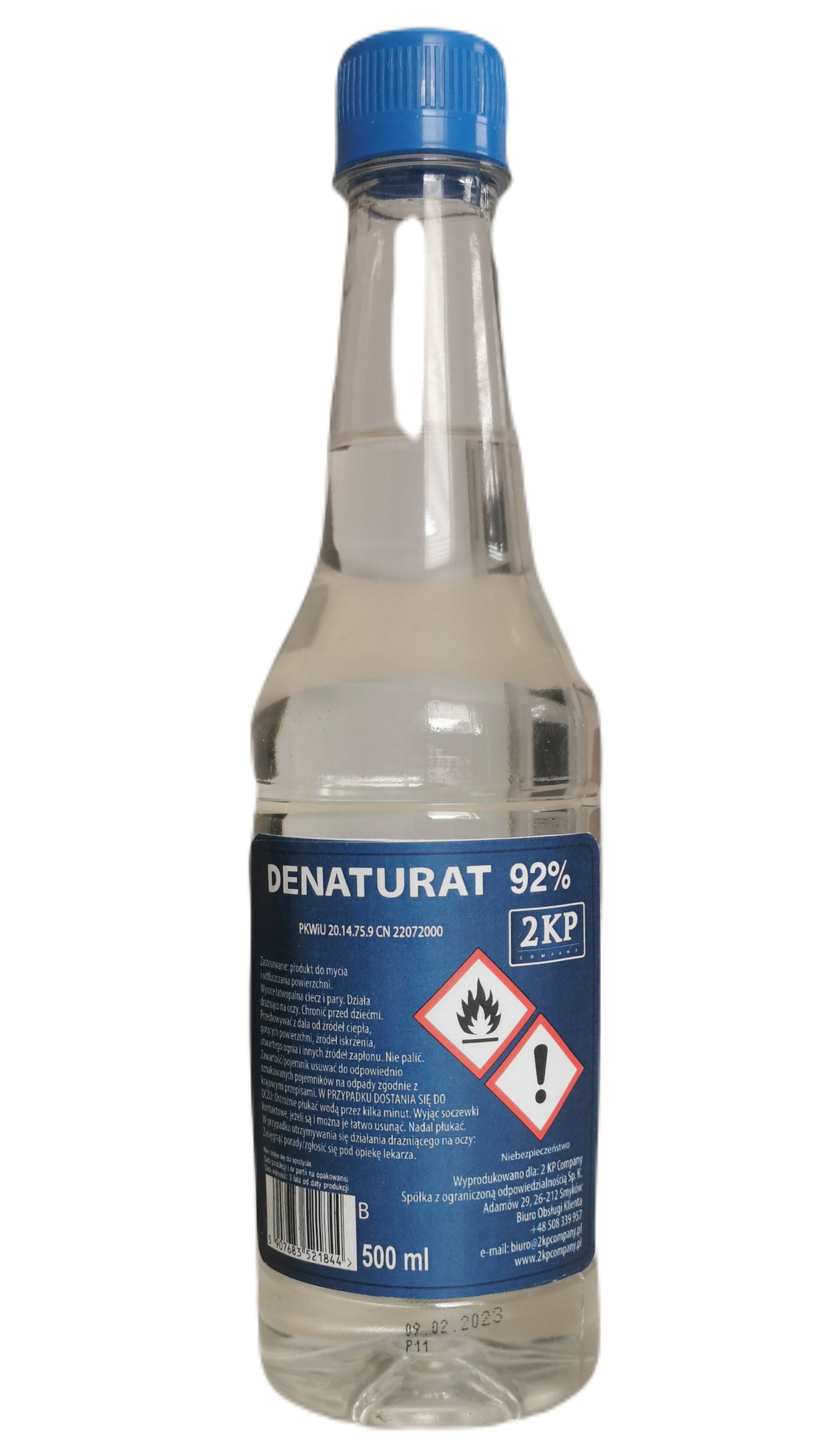 Denaturat 92% Bezbarwny 0,5L
