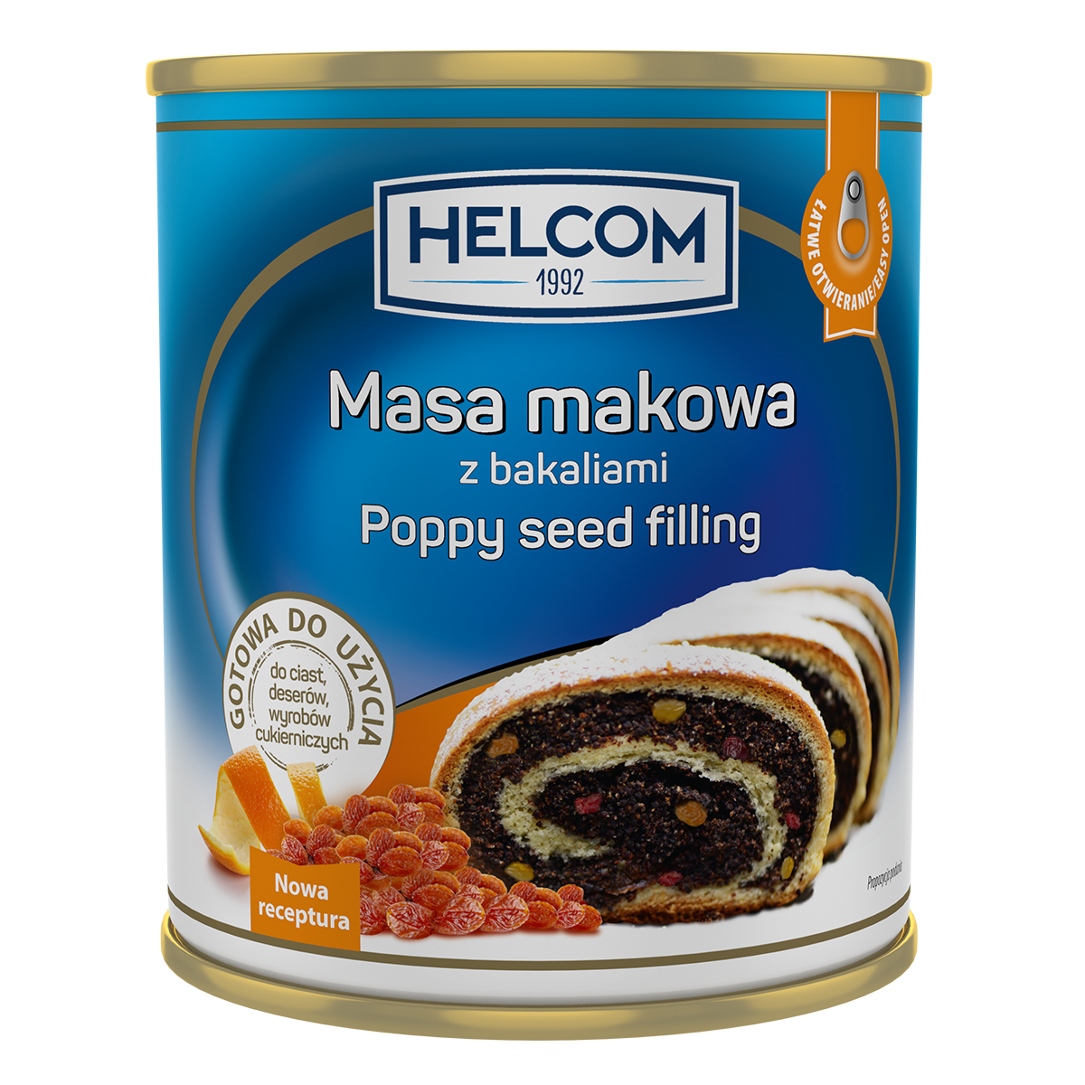 Masa Makowa Z Bakaliami 850 G Helcom