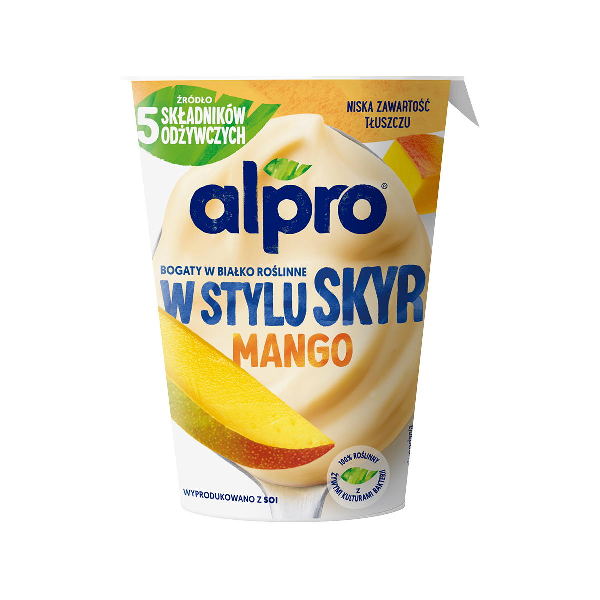 Alpro Skyr Style Sojowy Mango 400 G