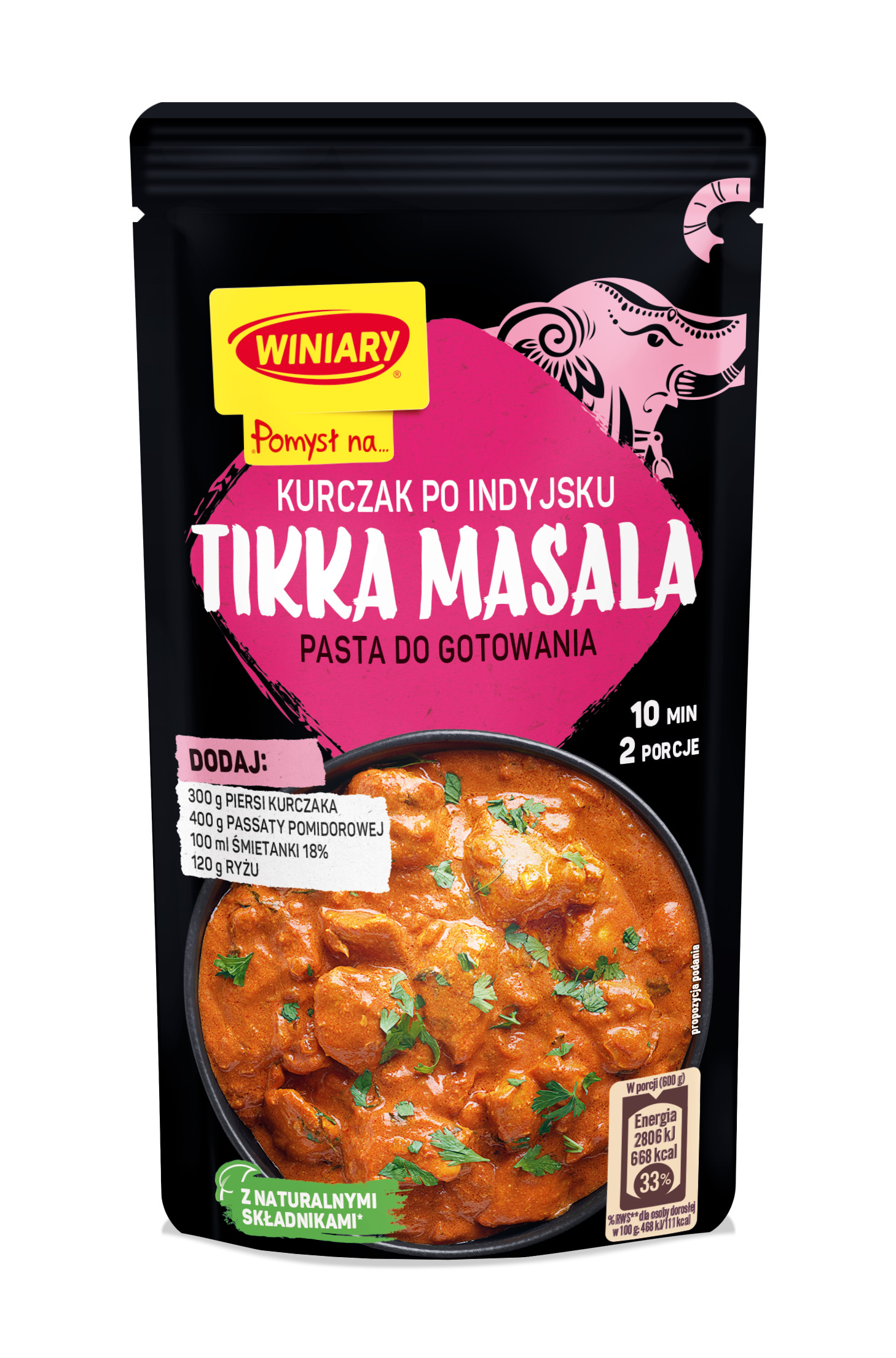 Winiary Pomysł Na... Kurczak Po Indyjsku Tikka Masala 65G