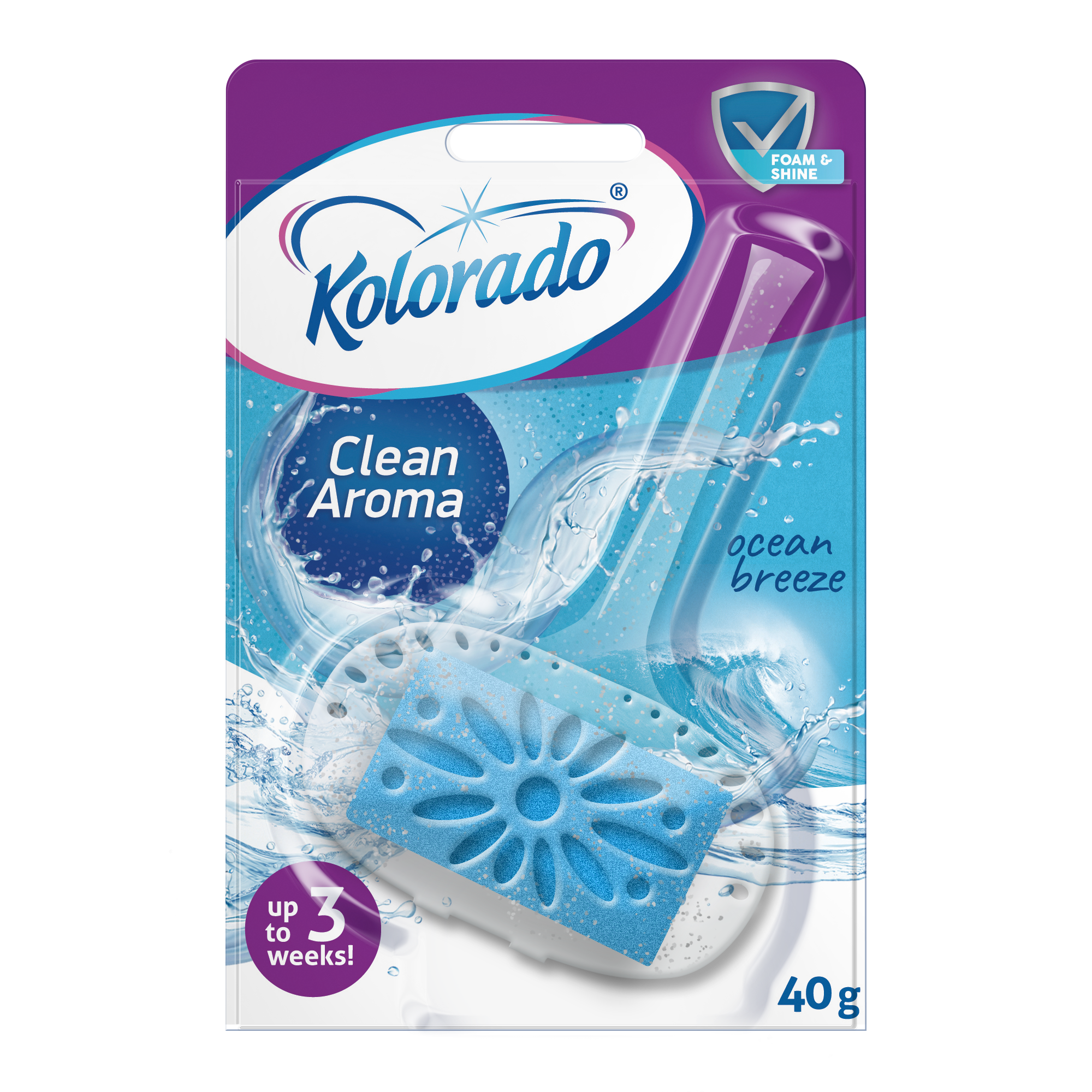 Kolorado Clean Aroma Kostka Wc Ocean Breeze 40G