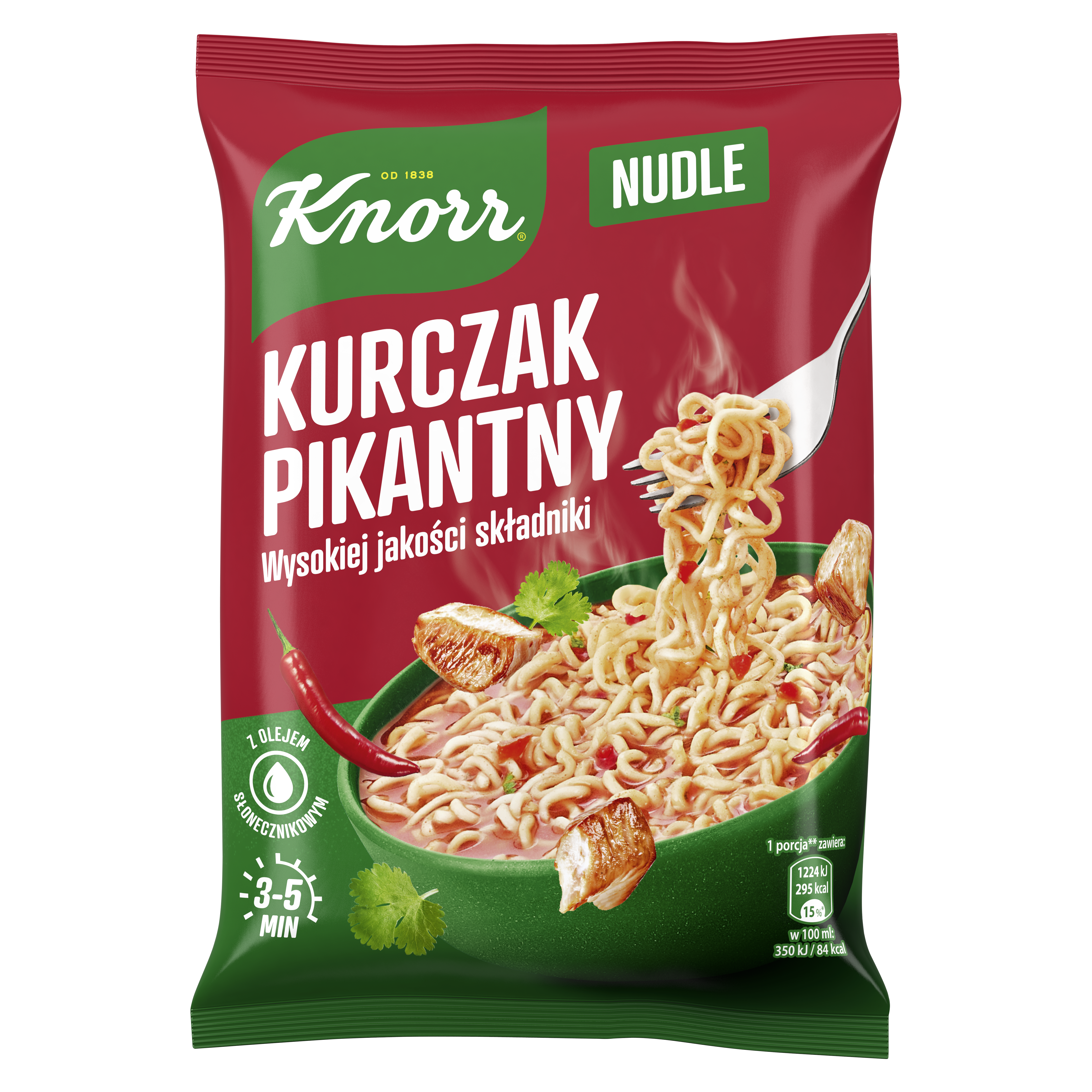 Knorr Nudle Kurczak Pikanty 63G
