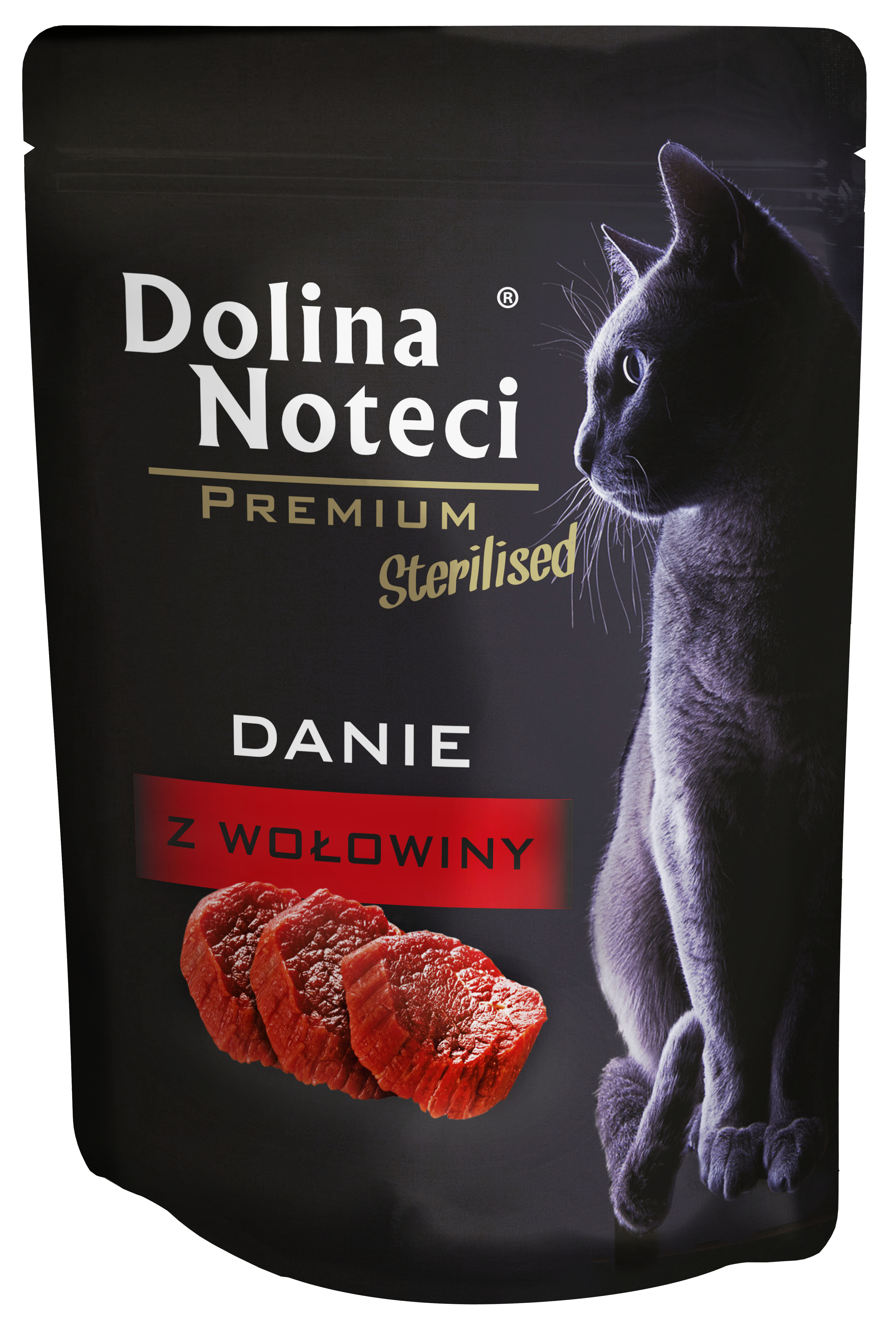 Dolina Noteci Premium Mokra Karma Dla Kotów Sterylizowanych Danie Z Wołowiny 85G