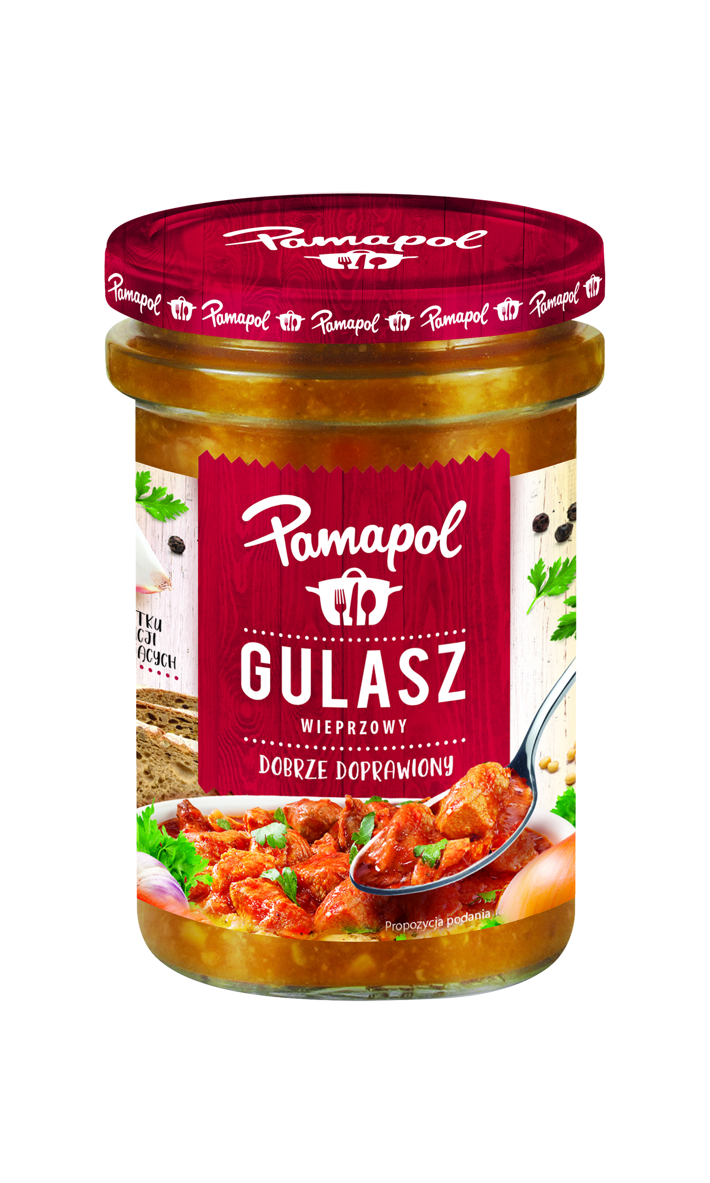 Pamapol - Gulasz Wieprzowy Dobrze Doprawiony 500G