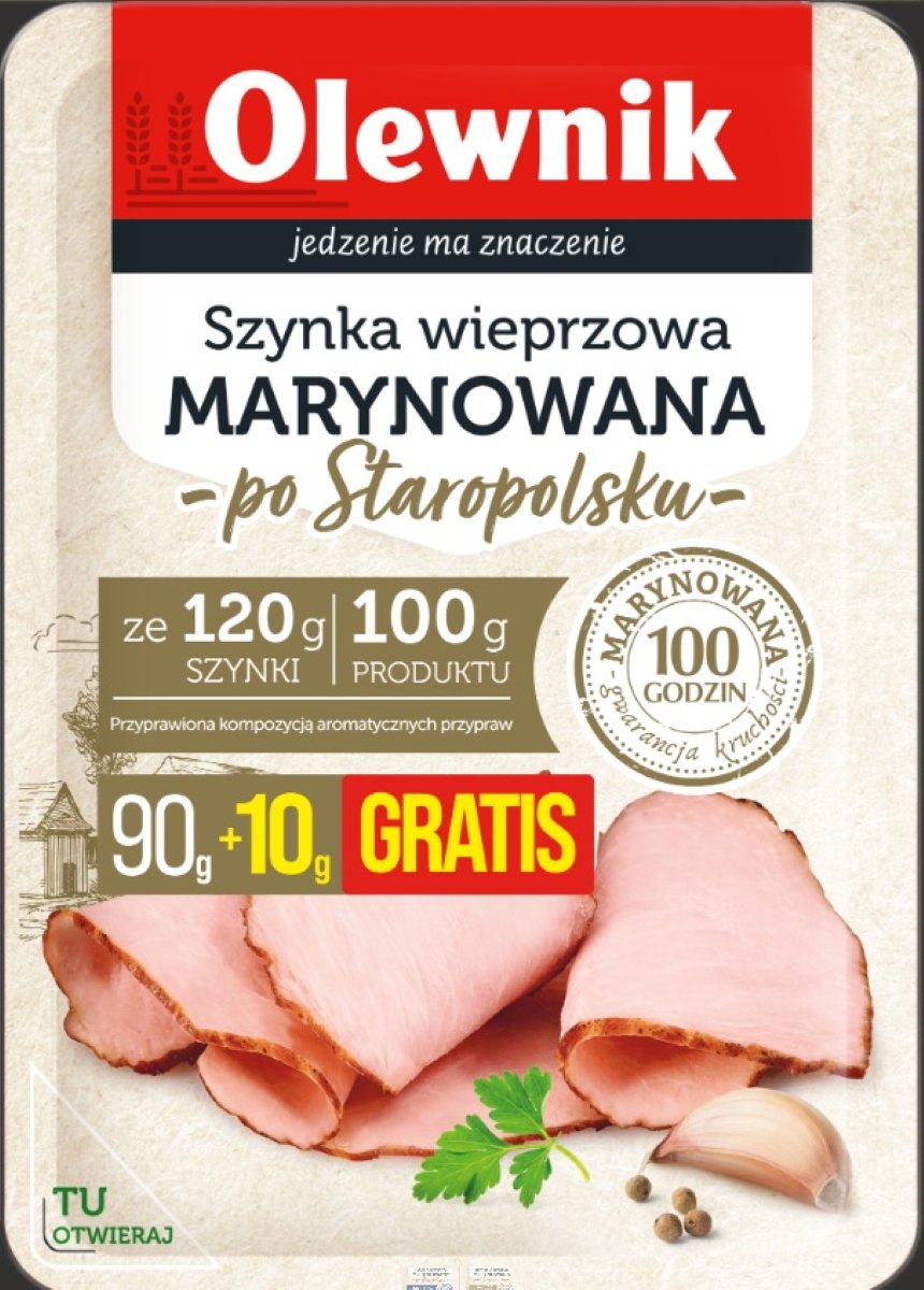 Szynka Wieprzowa Marynowana Po Staropolsku 90G Olewnik