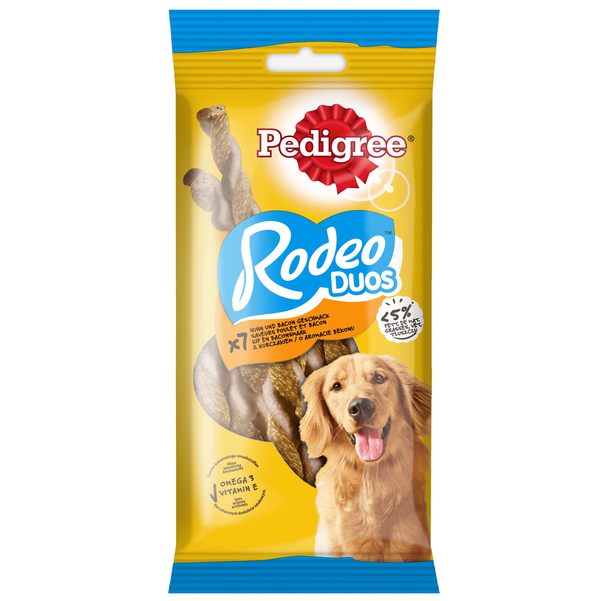 Pedigree Rodeo Duos Bekon/Kurczak 7 Szt. 123G