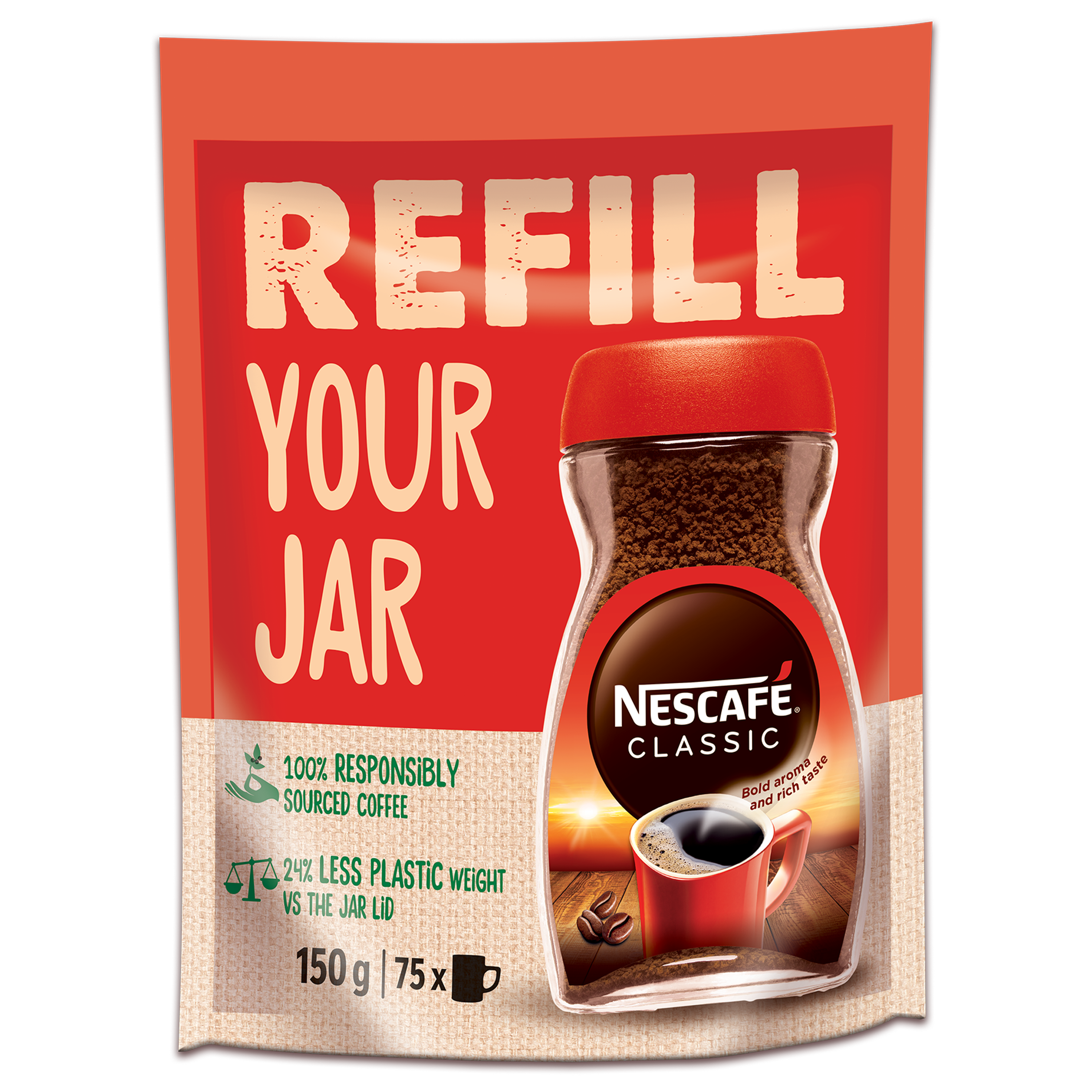 Nescafe Classic Refill 150G