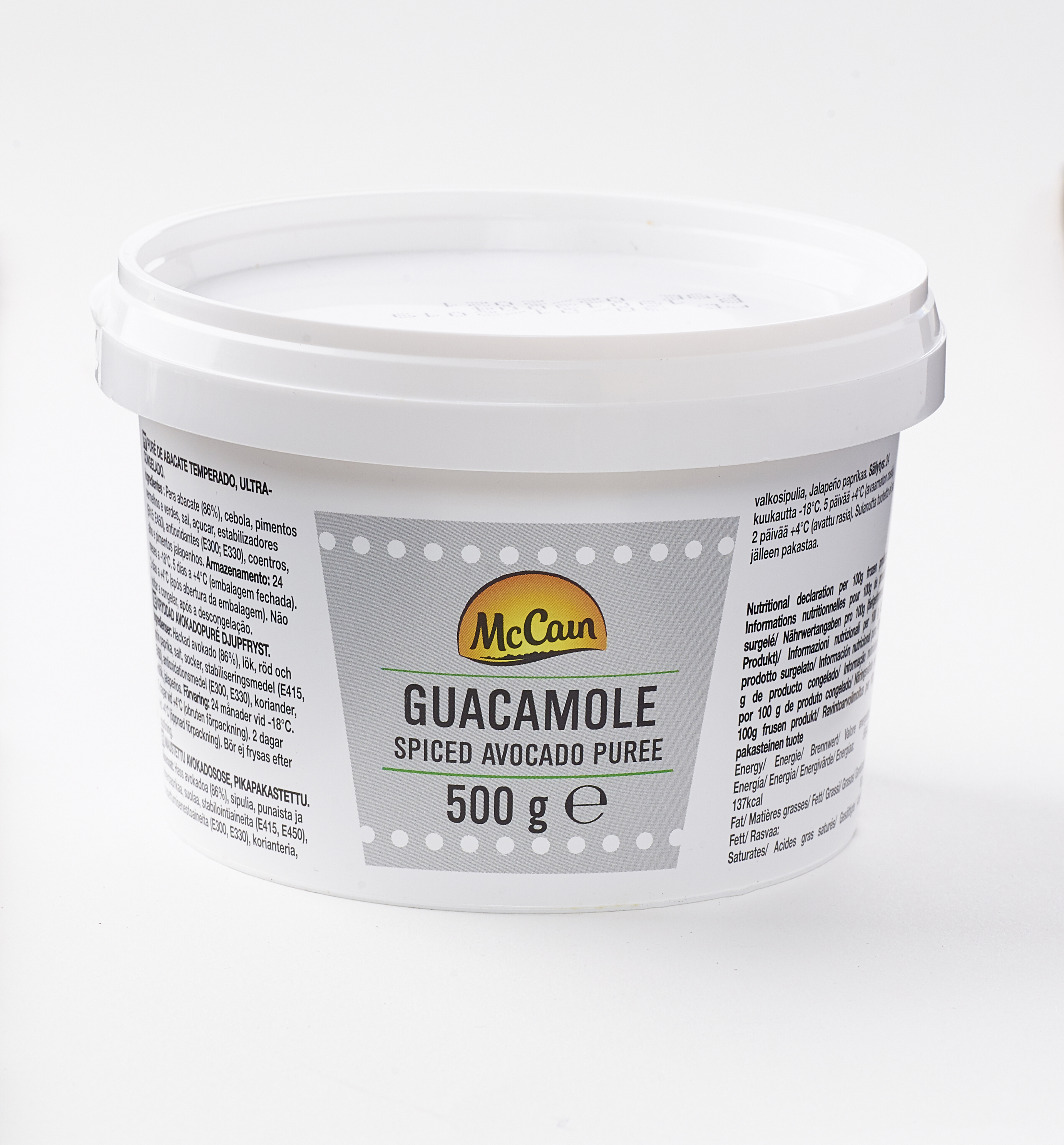 Mccain Guacamole Purée Z Awokado 500G