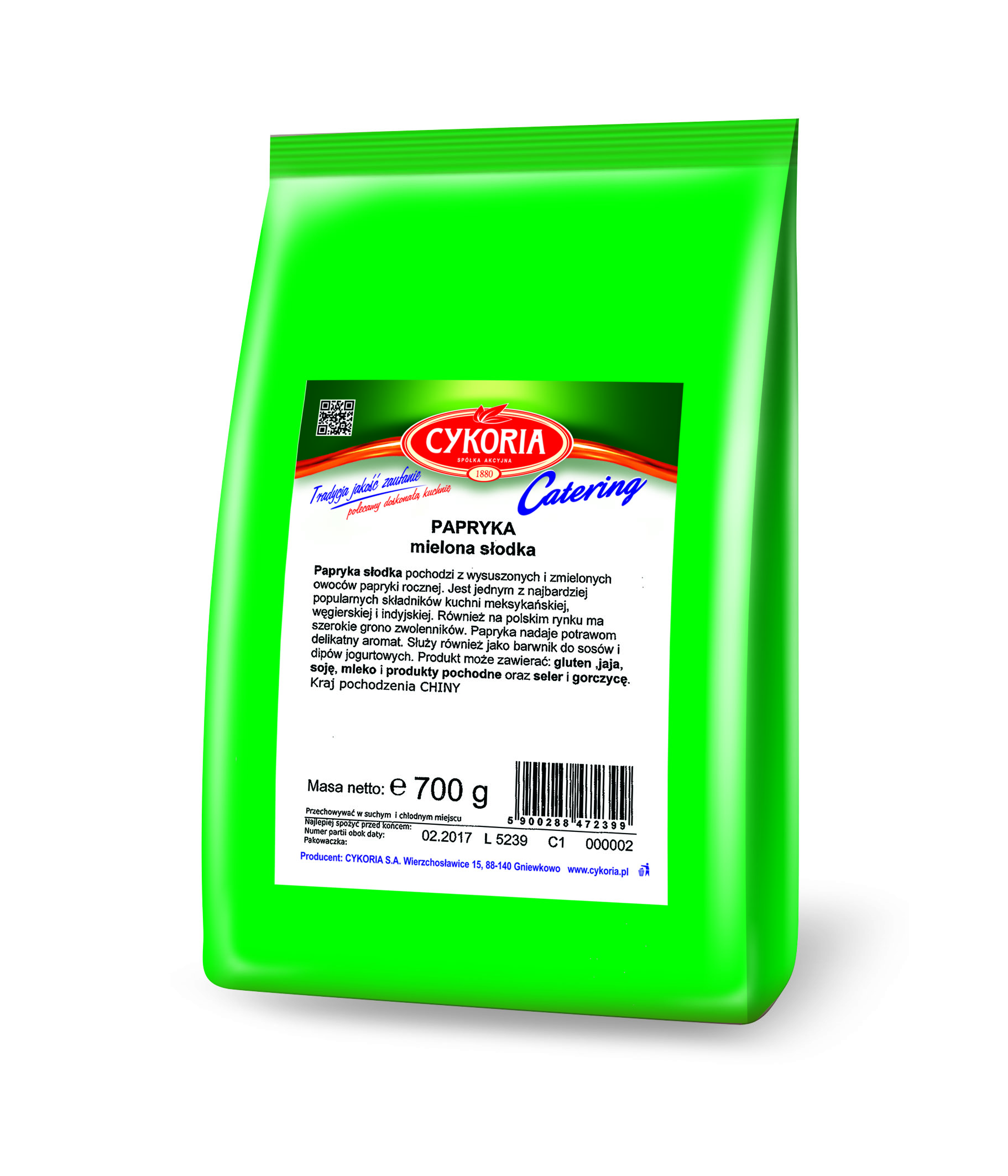 Papryka Mielona Słodka Cykoria 700G