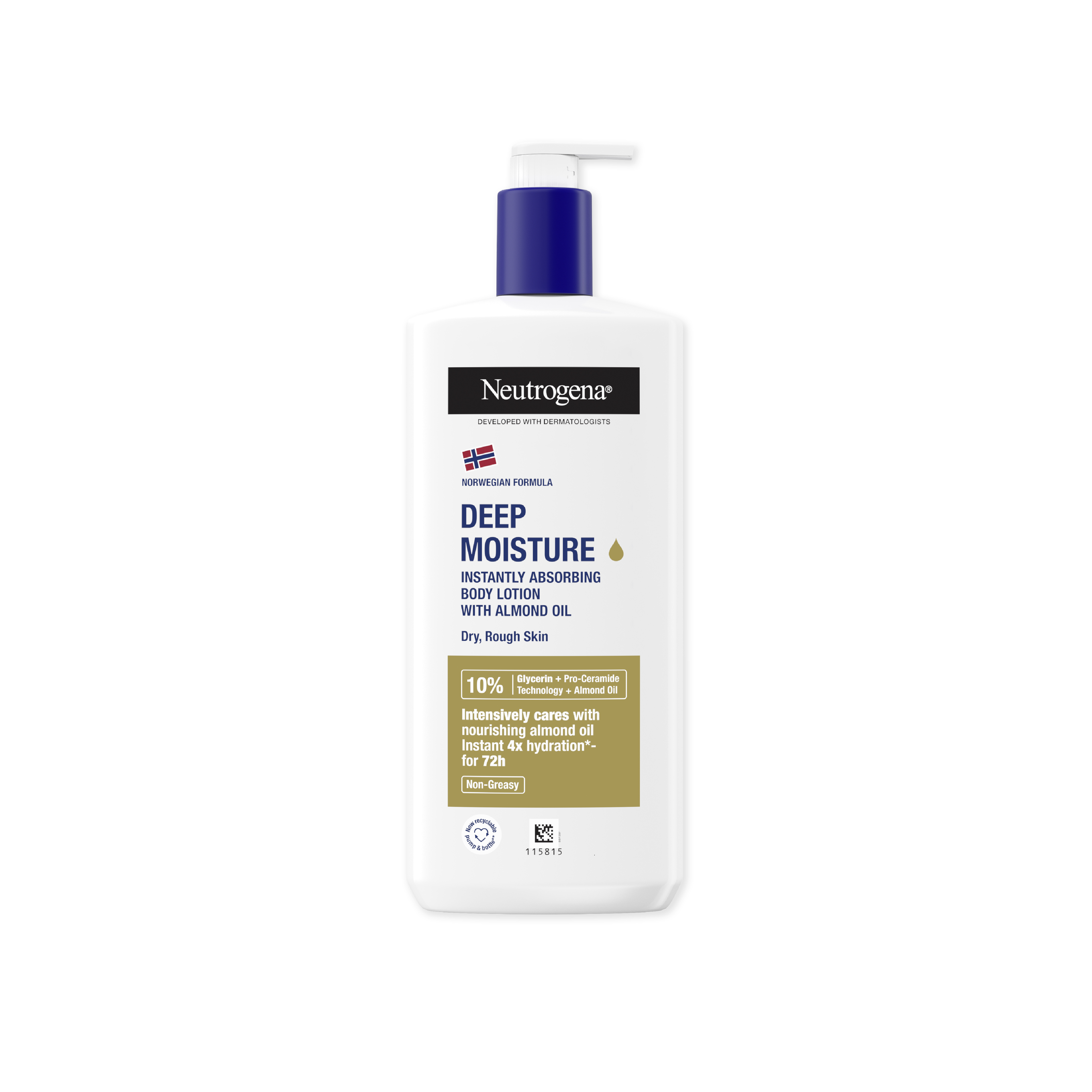 Neutrogena® Formuła Norweska® Głęboko Nawilżający Balsam Z Olejkiem, Skóra Sucha 400 Ml