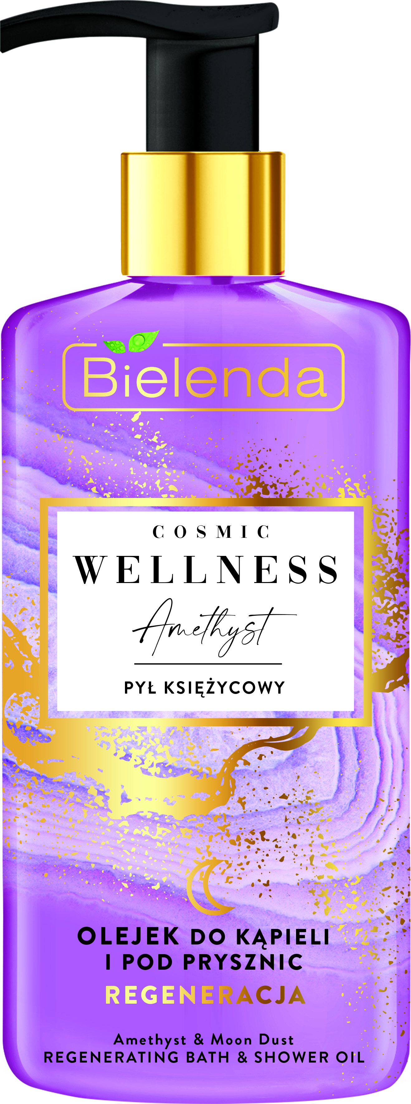 Bielenda Cosmic Wellness Olejek Do Kąpieli I Pod Prysznic Pył Księżycowy I Ametyst 250 Ml