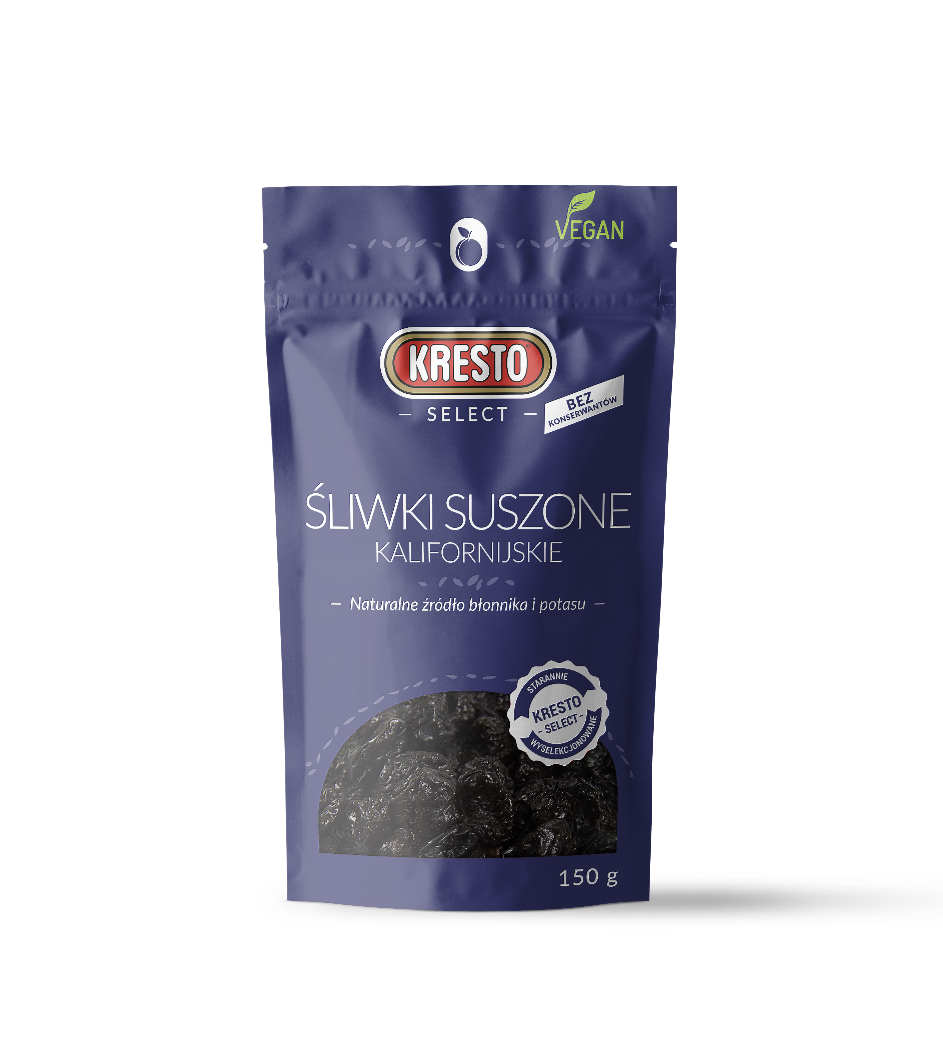 Kresto Select Śliwki Suszone Kalifornijskie 150G