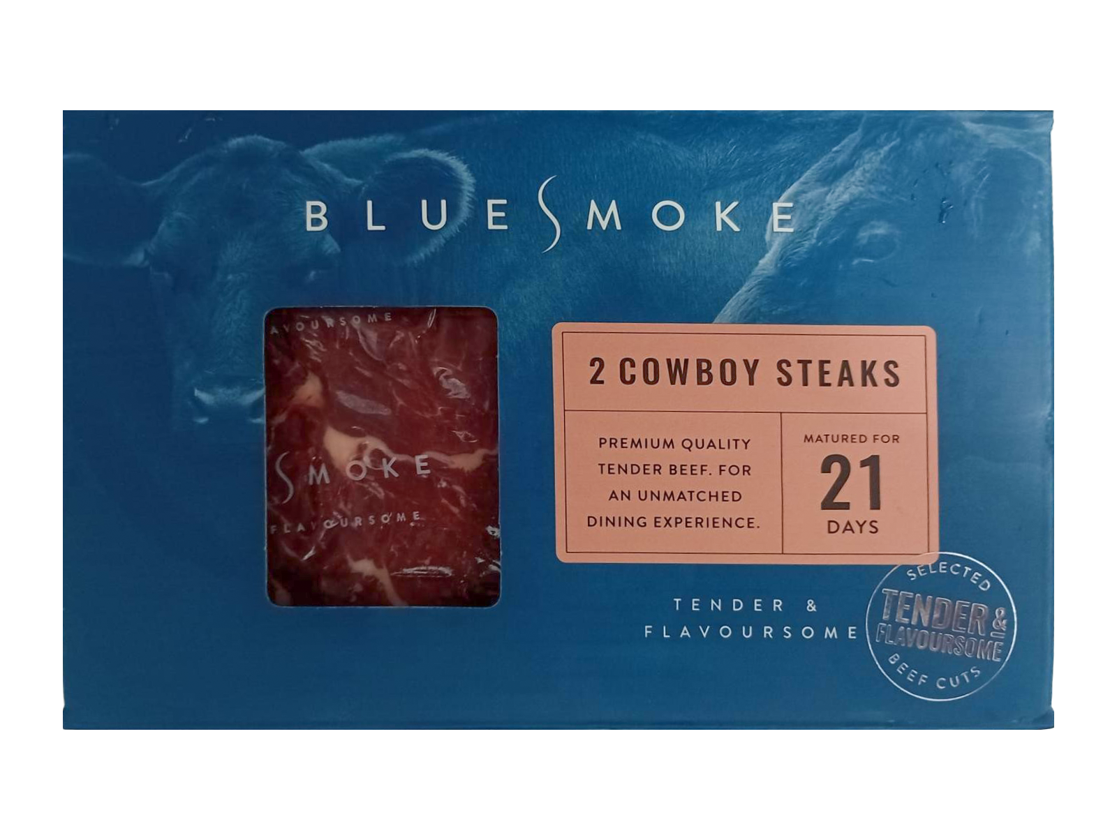 Abp Cowboy Steak Wołowy 2X Ok. 1 Kg Mrożony Blue Smoke