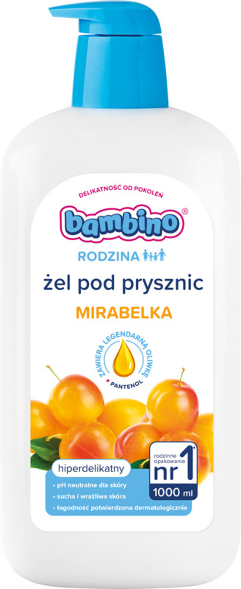 Bambino Rodzina Żel Pod Prysznic O Zapachu Mirabelki 1000 Ml