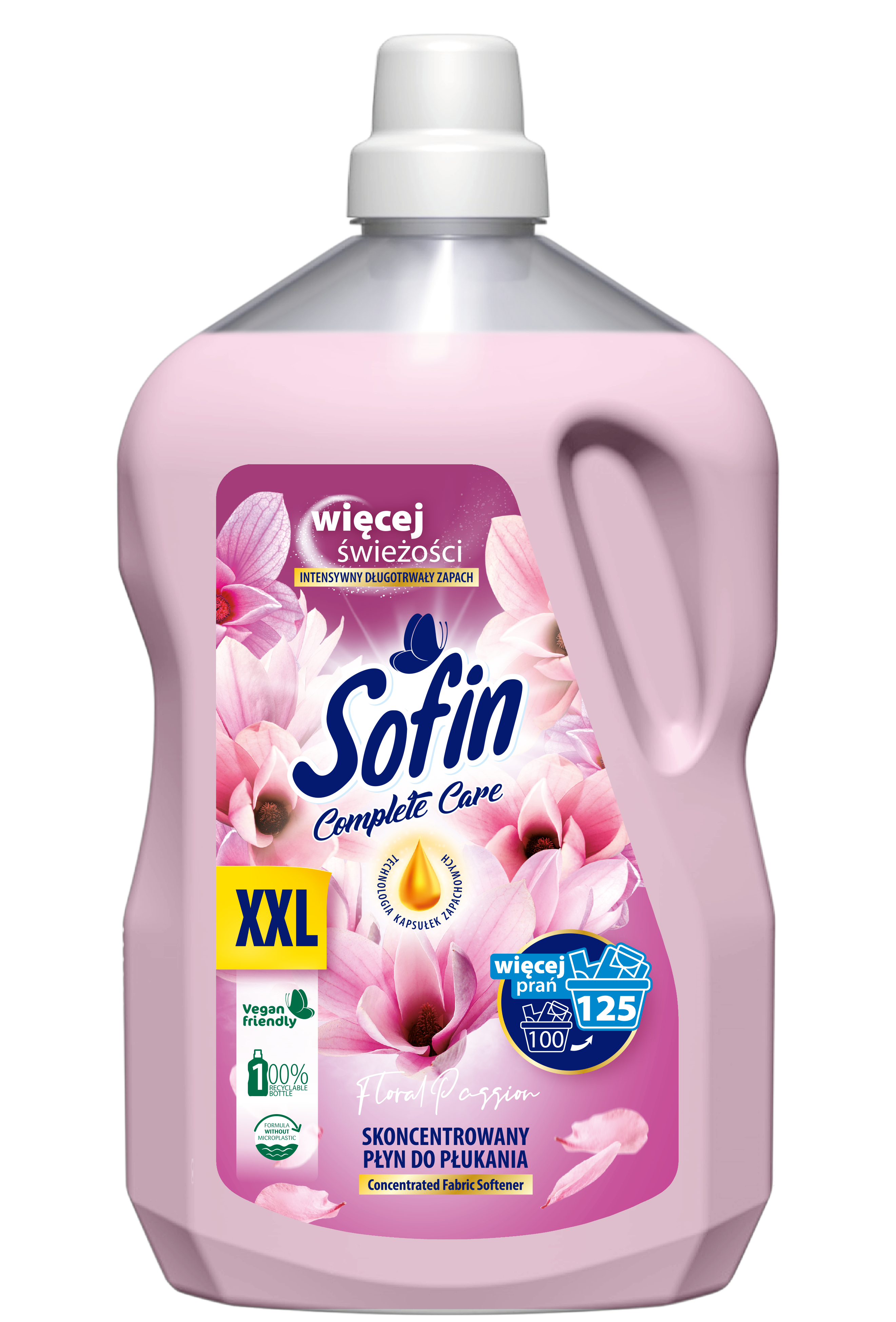 Sofin Complete Care & Freshness Floral Passion Skoncentrowany Płyn Do Płukania Tkanin 2,5L
