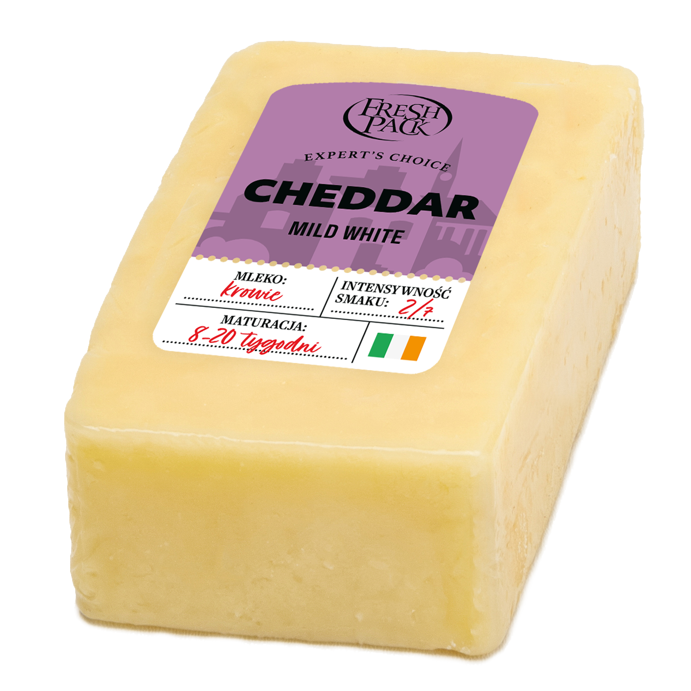 Ser Cheddar White Fresh Pack Porcja Ok. 170 G