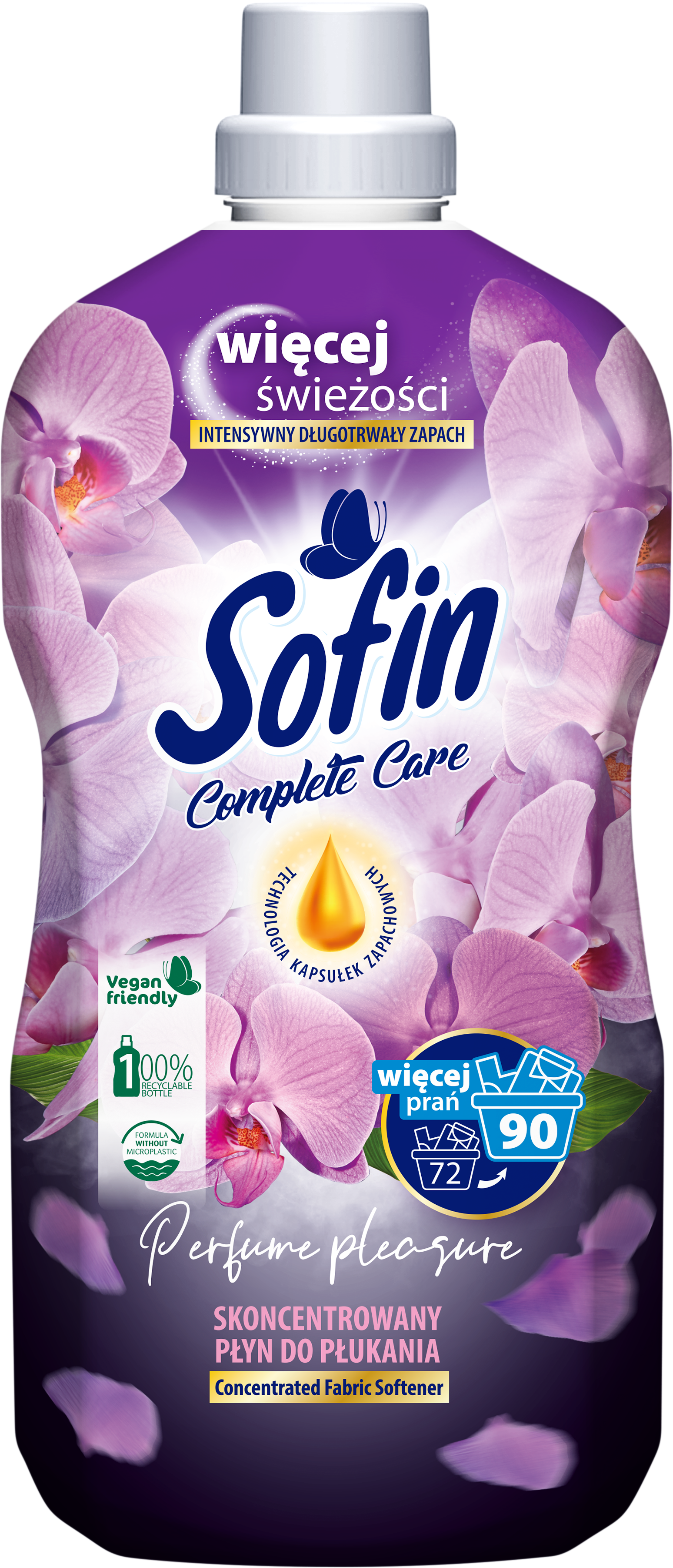 Sofin Complete Care Perfume Pleasure Skoncentrowany Płyn Do Płukania Tkanin 1,8L
