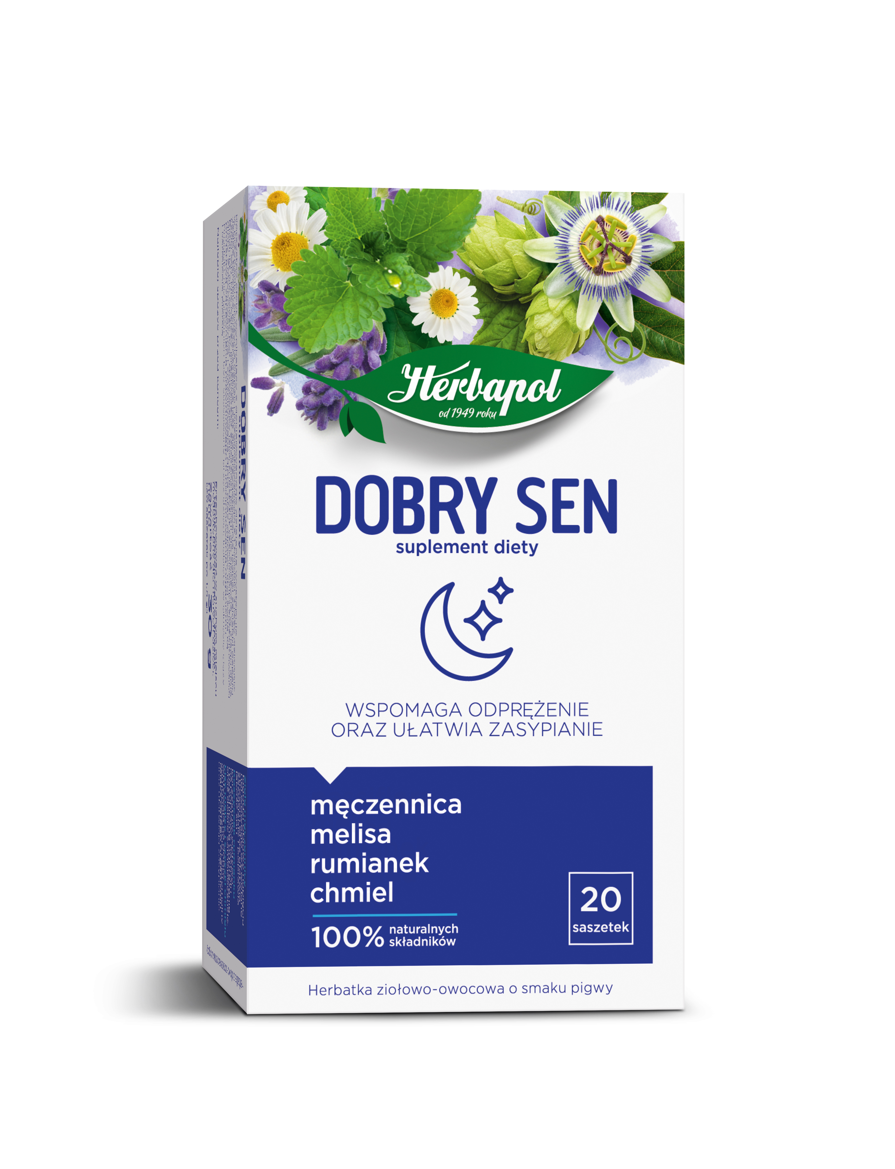 Herbapol Herbatka Funkcjonalna Dobry Sen (20 Torebek X 1,5G) 30G