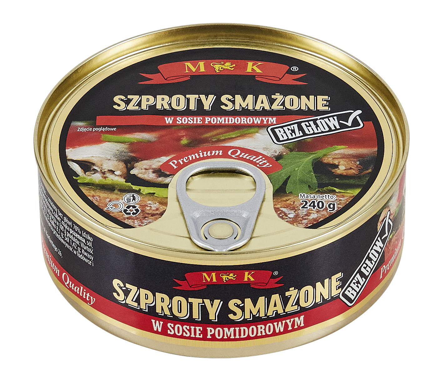 Mk Smażone Szproty W Sosie Pomidorowym 240 G
