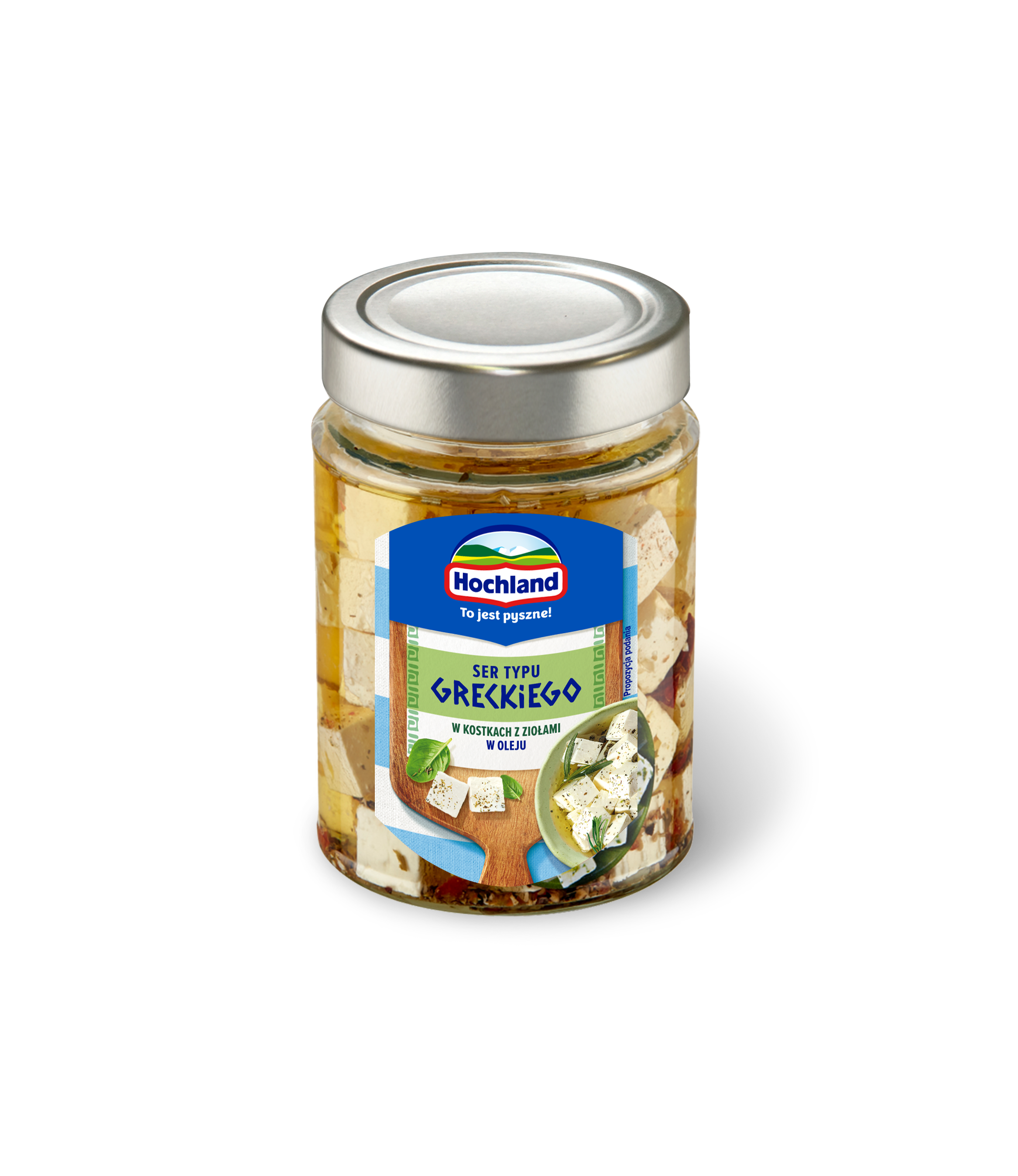 Hochland Sałatkowy Z Ziołami W Oleju 300 G