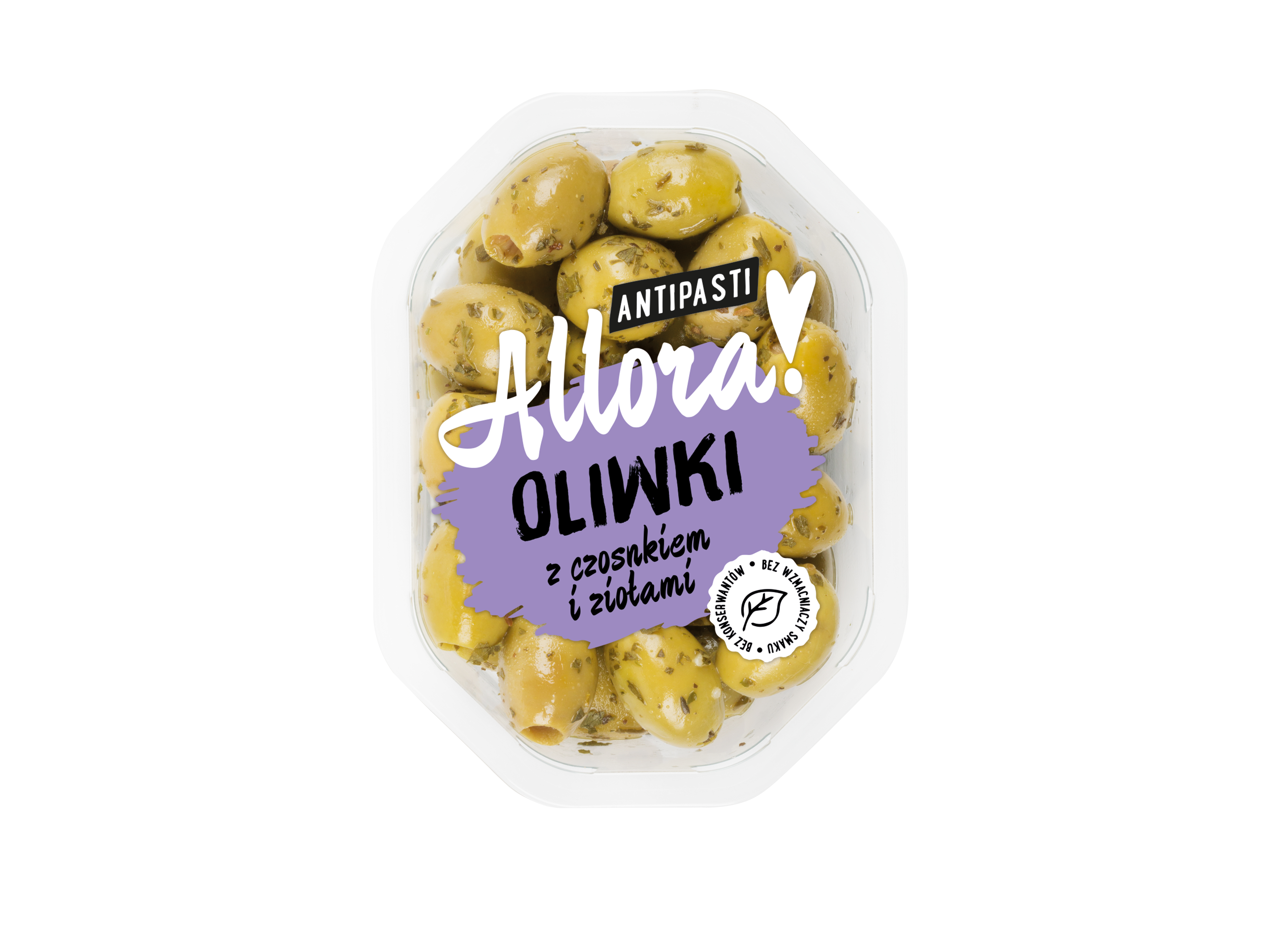 Allora Oliwki Z Czosnkiem I Ziołami 100G