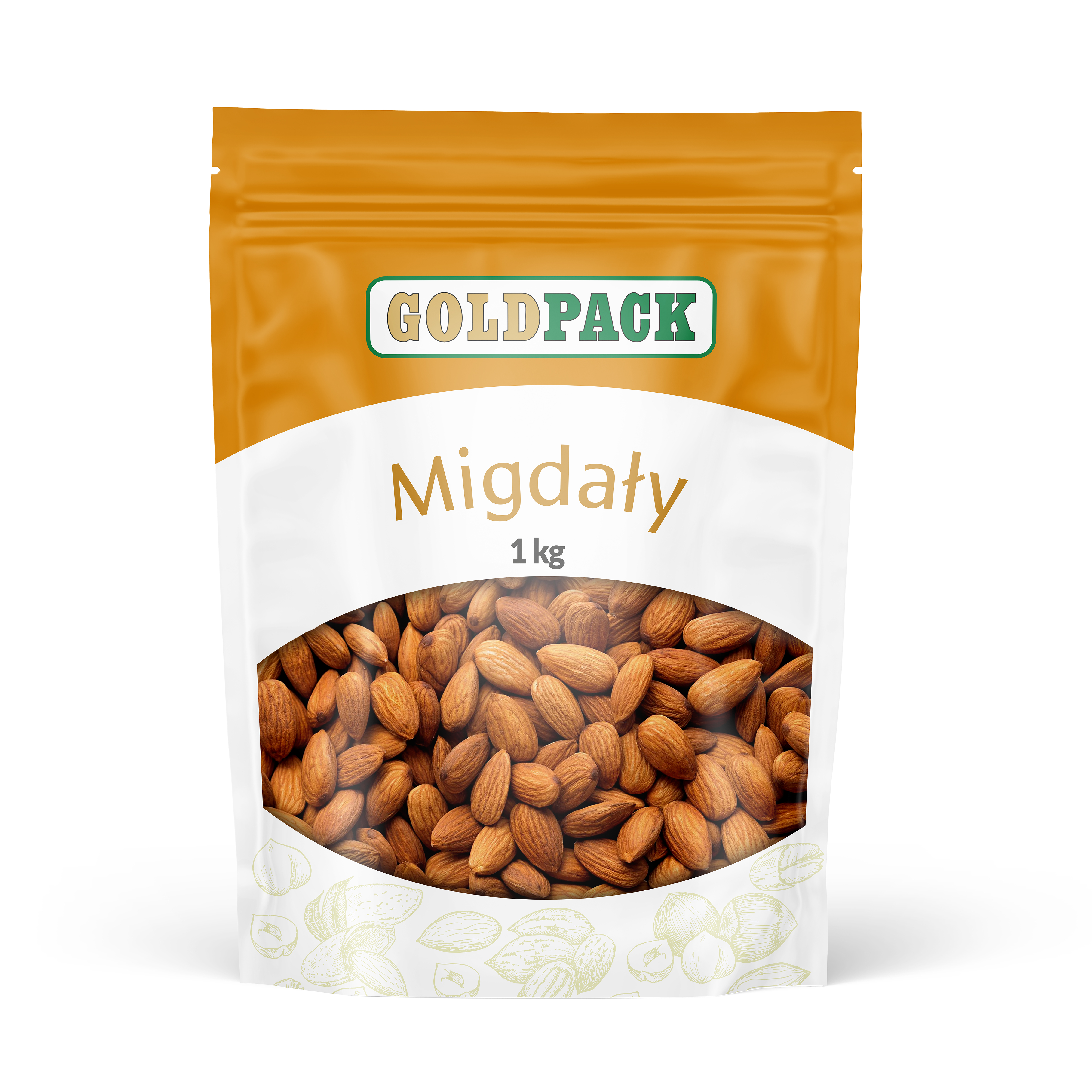 Goldpack Migdały 1Kg