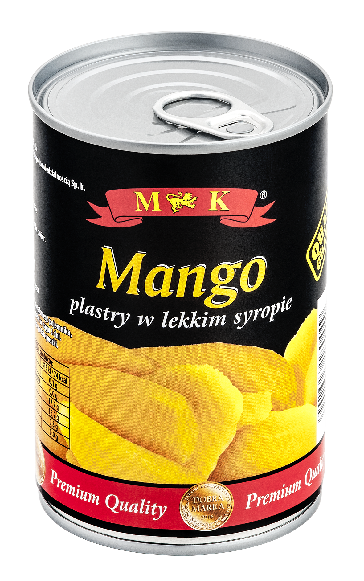 Mk Mango Plastry W Lekkim Syropie 425 G