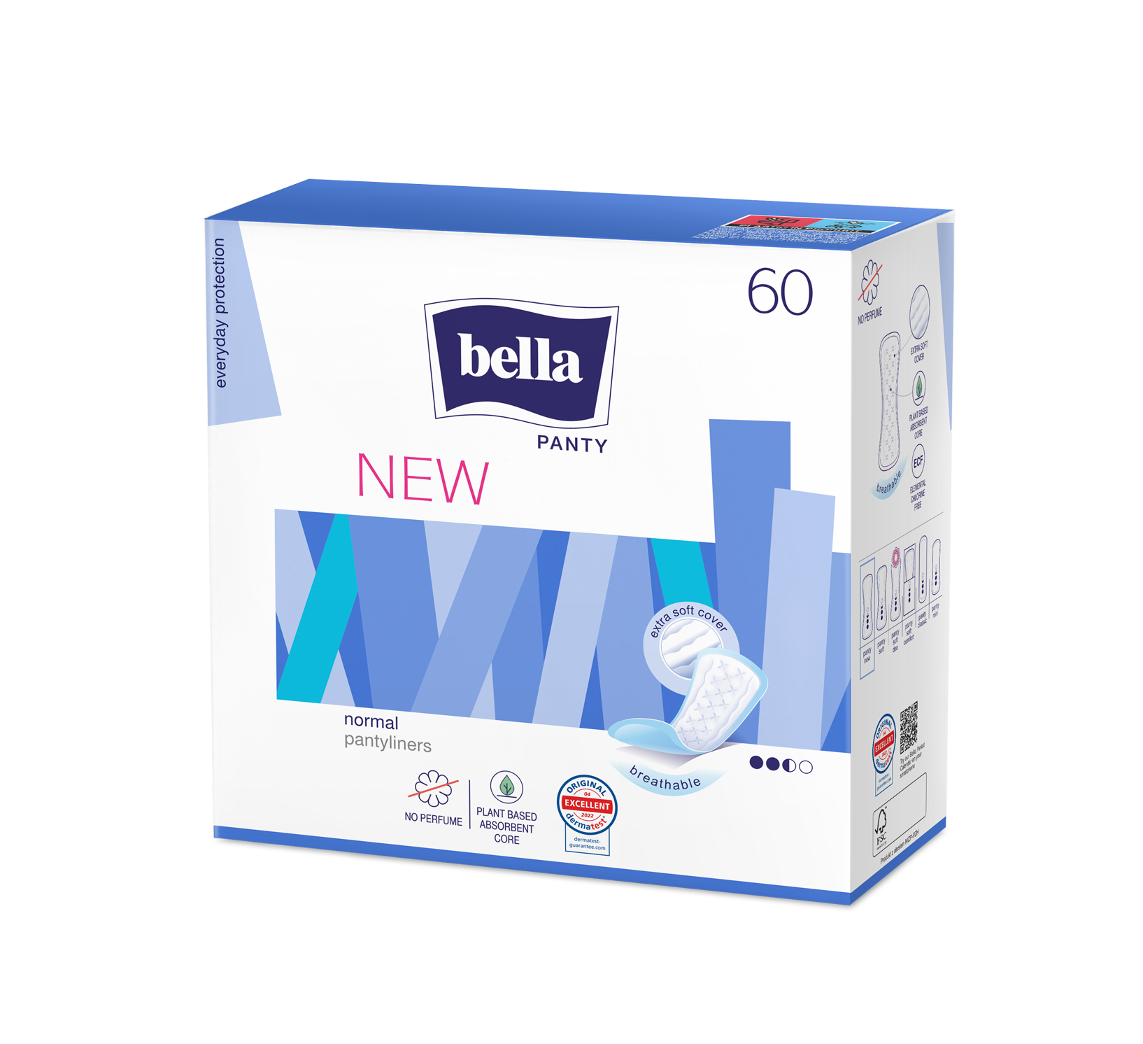 Wkładki Higieniczne Bella Panty New 60 Szt.