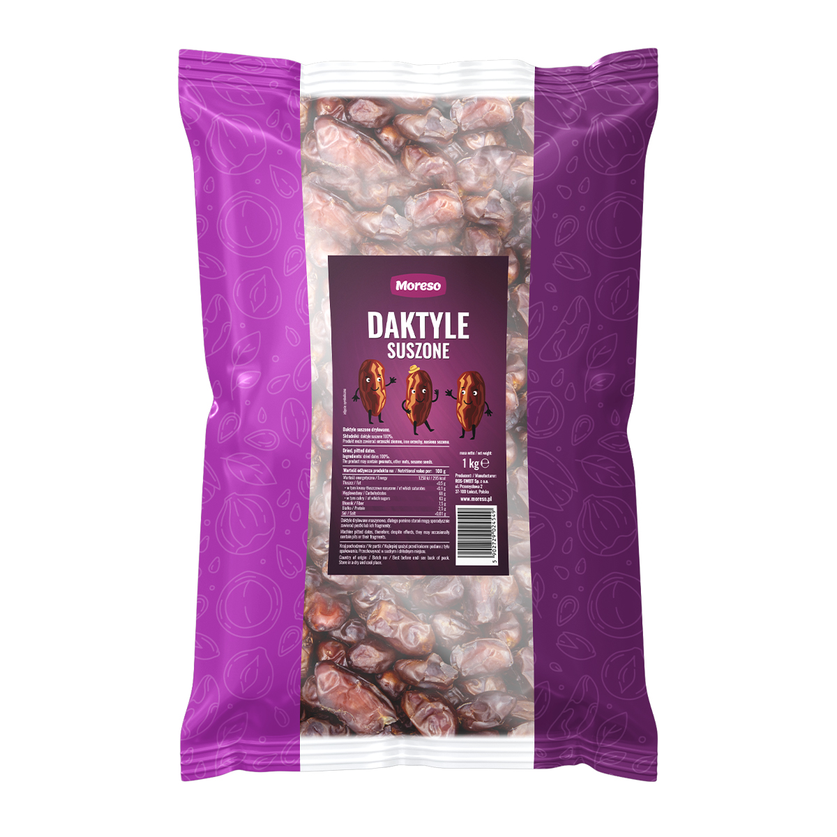 Moreso Daktyl Bez Pestek 1 Kg