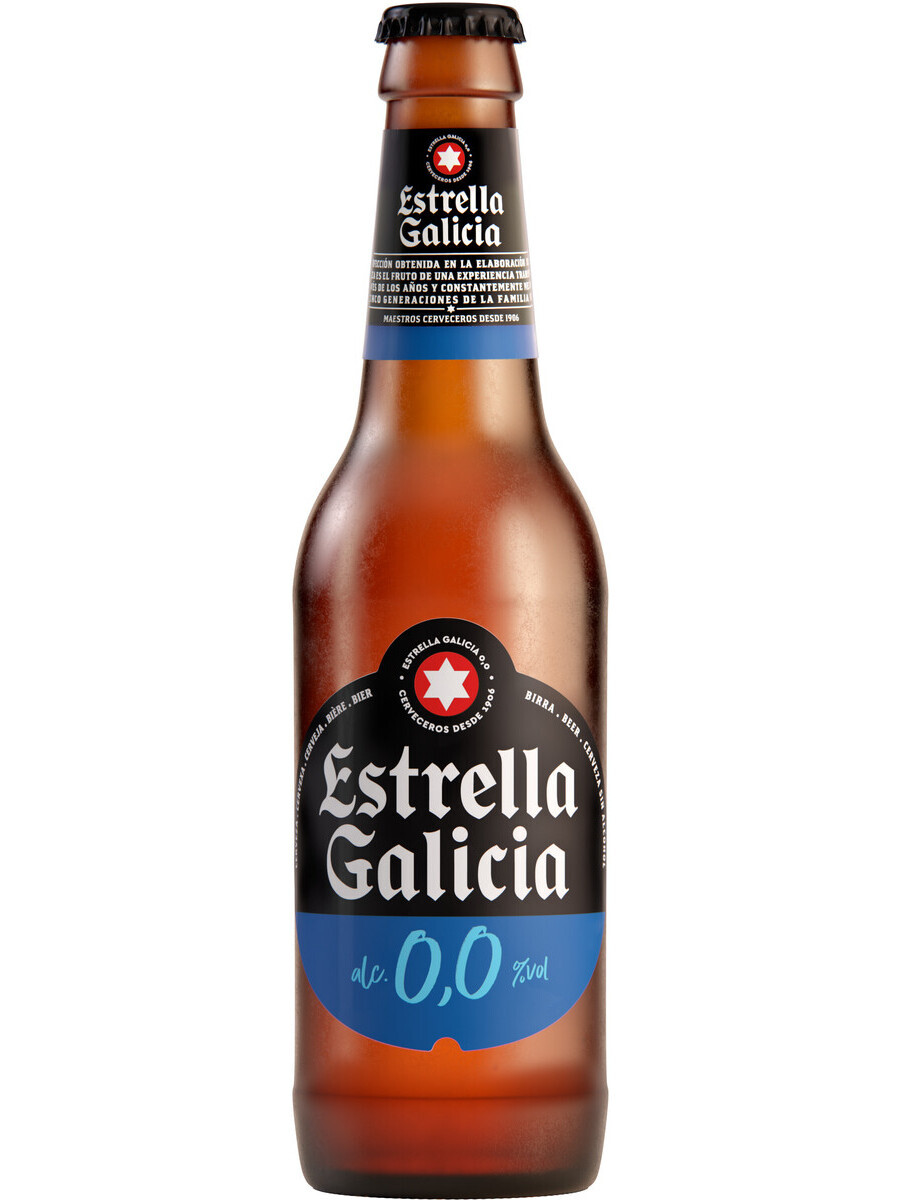 Estrella Galicia 0,0% Bezalkoholowe 330 Ml, Butelka