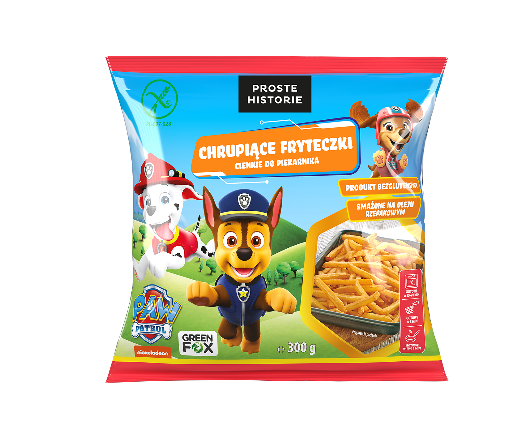 Psi Patrol Chrupiące Fryteczki 300G Proste Historie