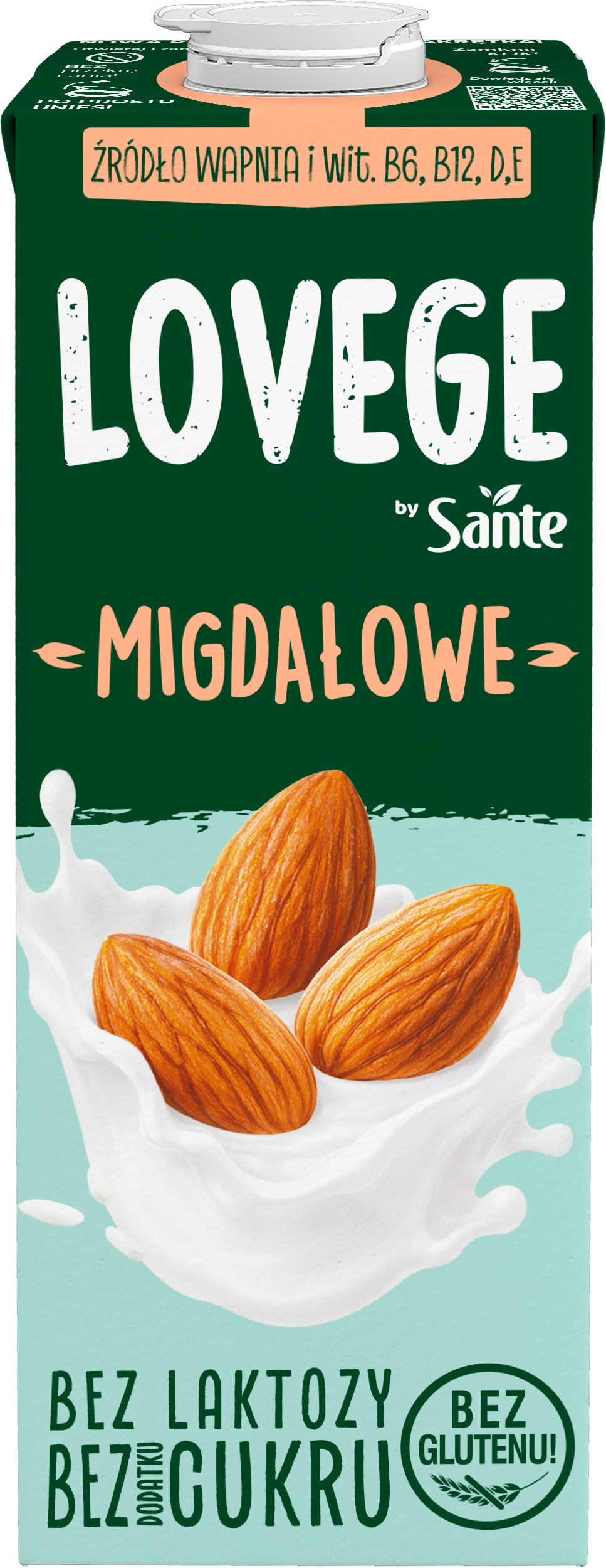 Napój Lovege Migdałowy 1L Sante