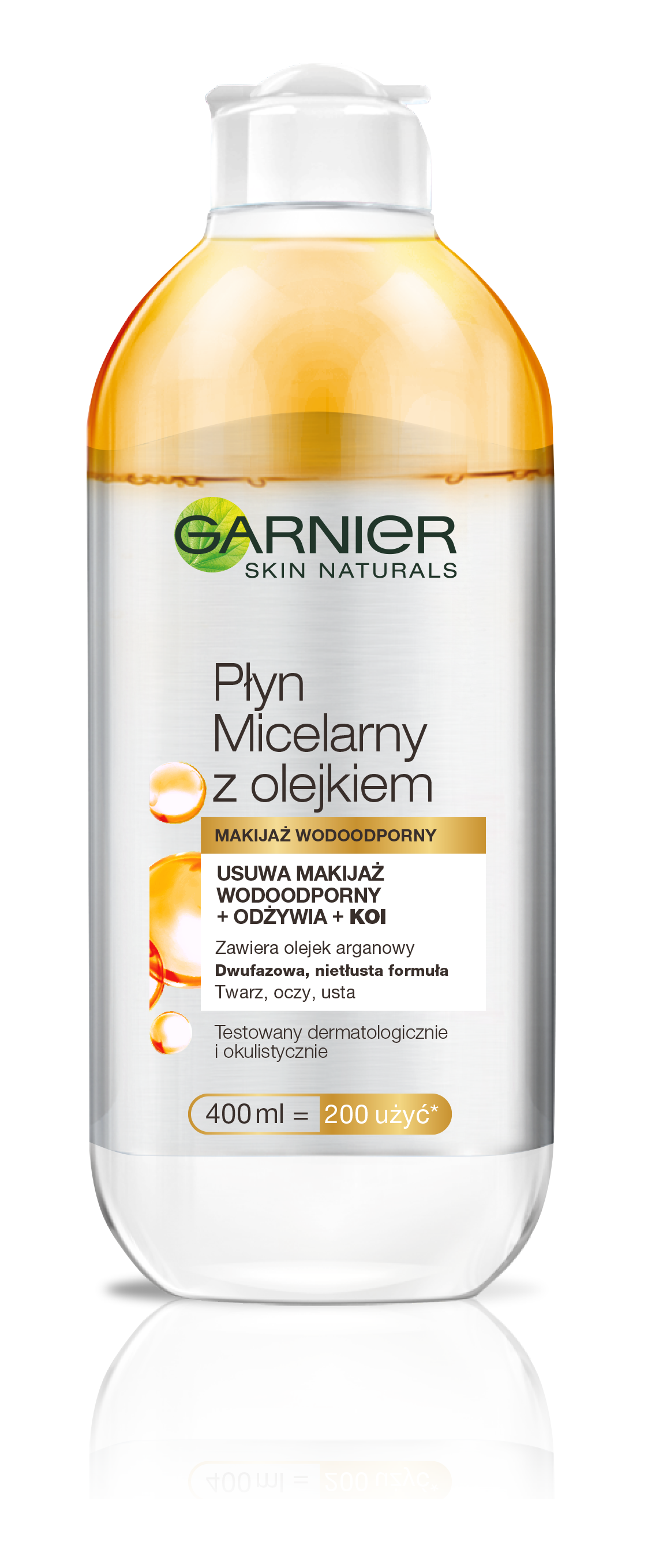 Garnier Skin Naturals Płyn Micelarny Z Olejkiem Arganowym 400 Ml