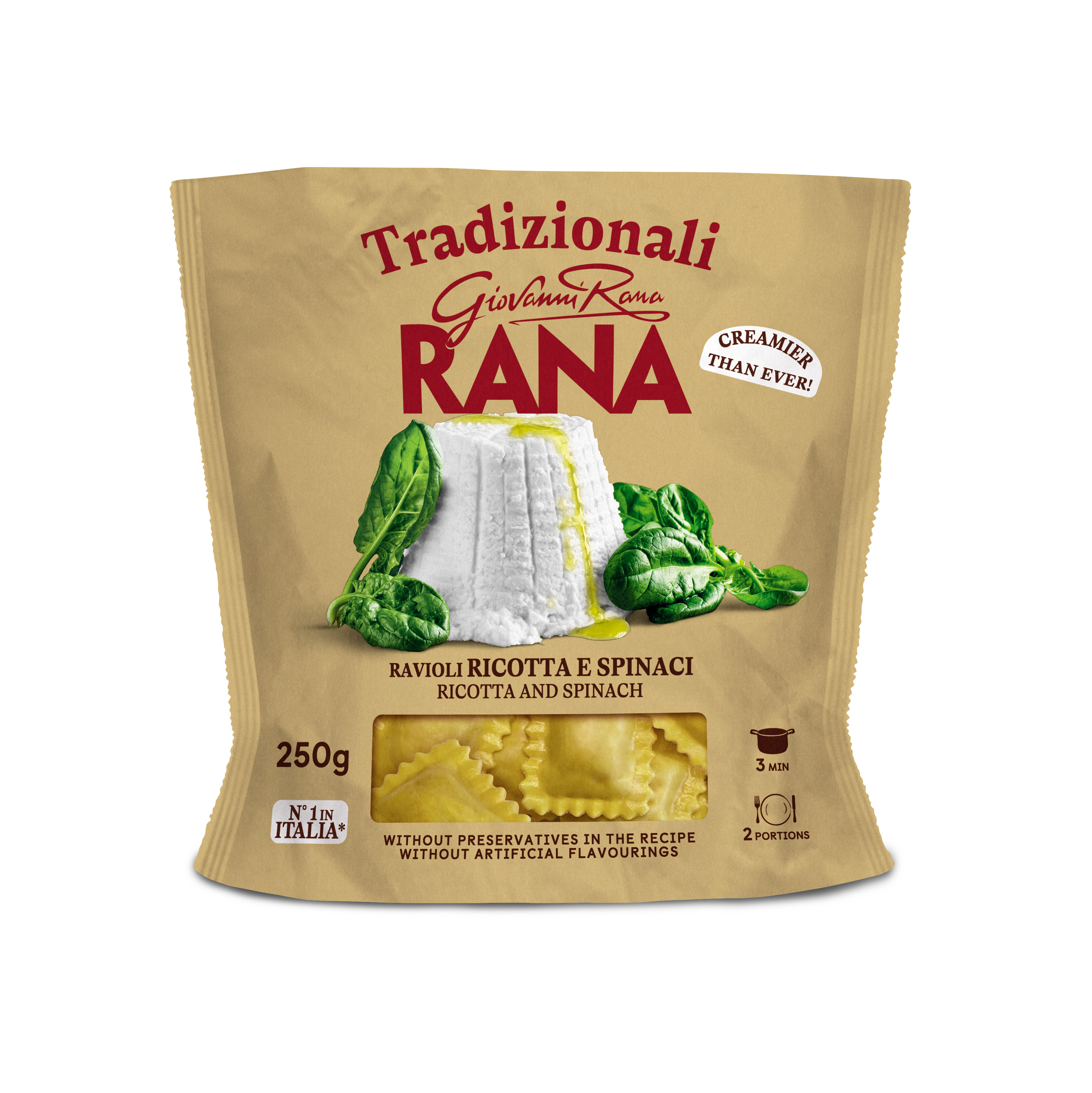 Rana Ravioli Ricotta Szpinak 250G